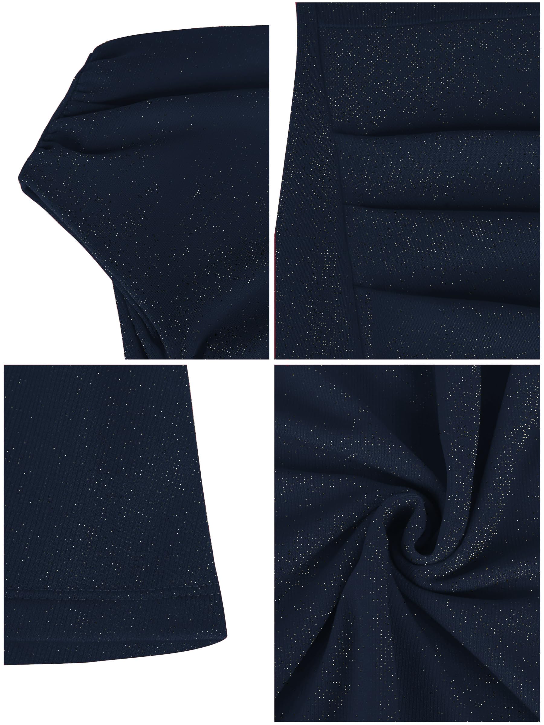 Missufe Vestido de noche para mujer, vestido de cóctel, vestido largo de boda, festivo, elegante, maxi sirena bodycon con un hombro