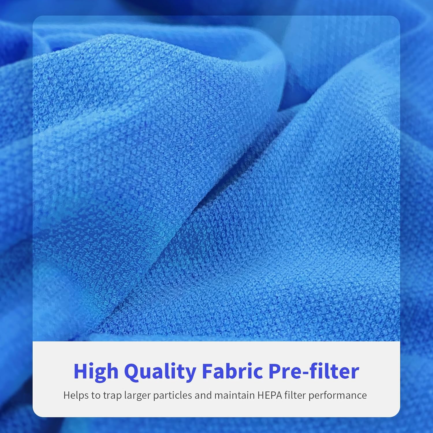 2 Packs 411 Replacement Filter Compatible with Blue Pure 411, 411+, 411 Auto & Mini Air Purifi-er with 3pcs Outer Cloth Pre-Filter Cover