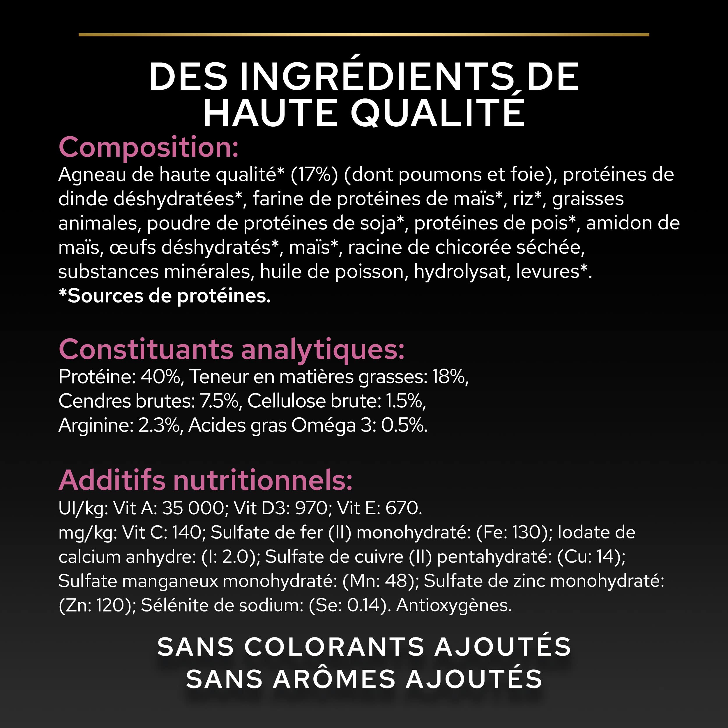 PRO PLAN Delicadas croquetas - Riche en agneau - Pour Chat Adulte - 10 kg