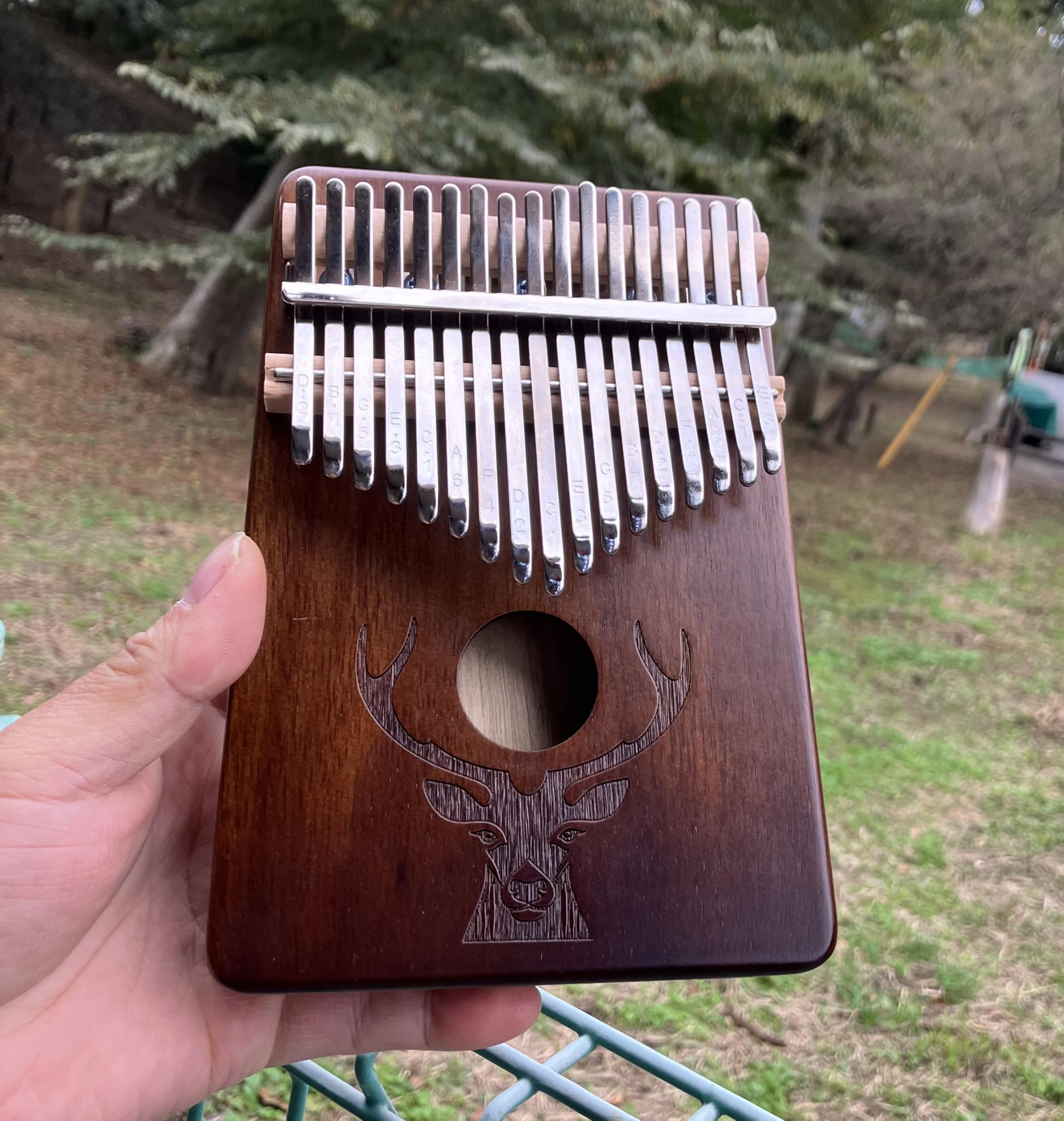 Amazon | MIYINGE カリンバ 親指ピアノ kalimba 17キー ソリッド 楽器