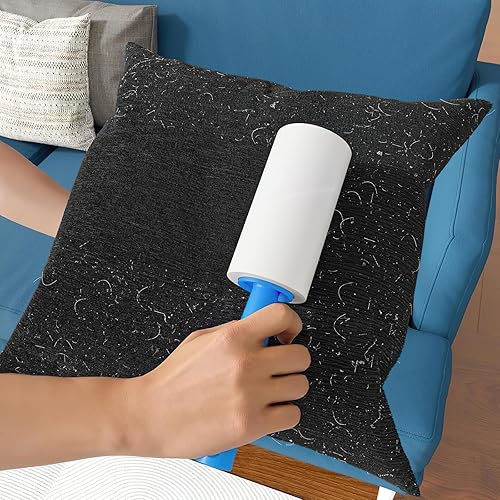 Miniatura 4 de YWEAUIV Rodillo de pelusas, 660 hojas extra pegajosas para sofá, ropa, mobiliario, piel de animal, pelo de perro, gato, mascotas, mini rodillo