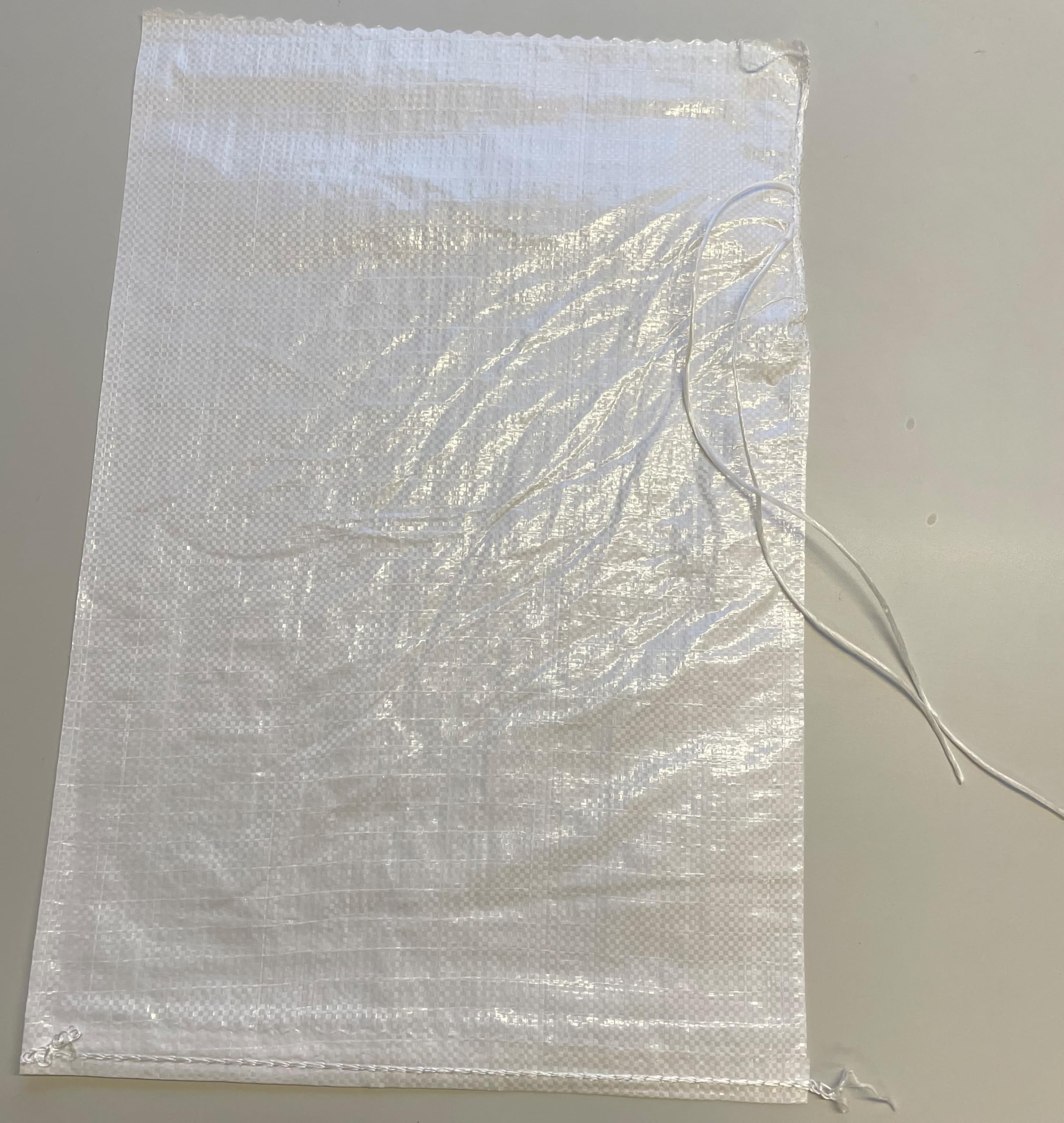 50 sacos de arena 30 x 60 cm contra inundaciones – vacíos de polipropileno con cierre de cinta, rellenables con arena – utilizados por THW & Bomberos para protección contra inundaciones