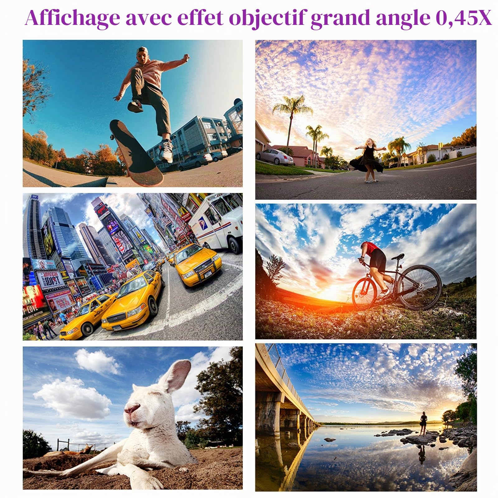 APEXEL Objectif 2 en 1 pour Appareil Photo de téléphone - Objectif Macro 12,5X pour iPhone 0,45X - Objectif Grand Angle 140° - Objectif de téléphone pour iPhone 14Pro, Samsung Galaxy S10