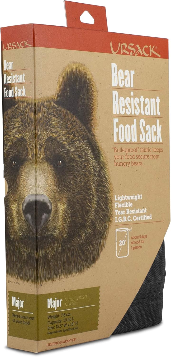 Ursack Major - Bear Resistant Food Sack - Bear Proof Container - 8" Diameter