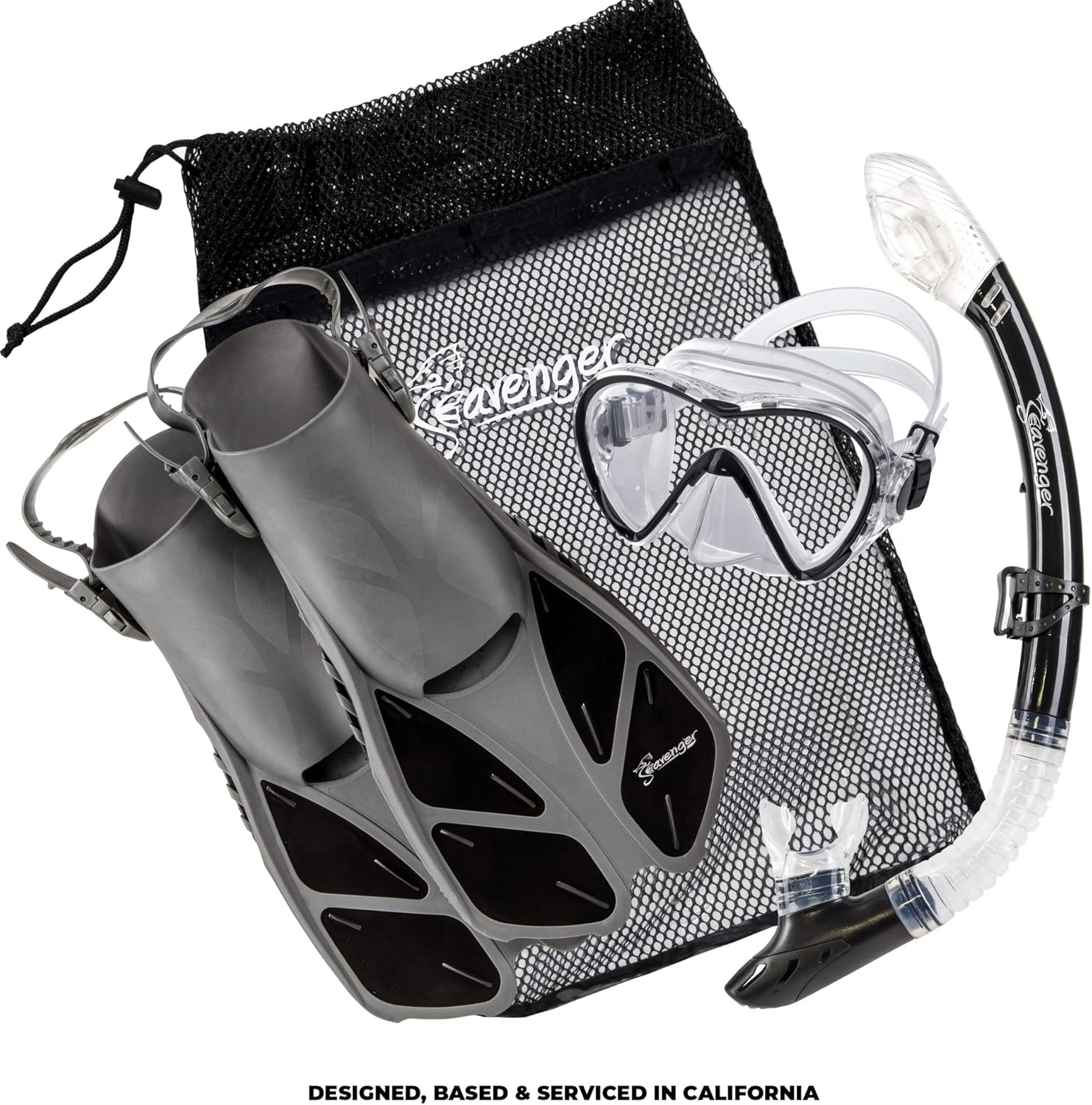 Seavenger Aviator Snorkeling Set with Gear Bag : Snorkeling Diving Packages : Sports & Outdoors