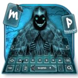 Easy to download Creepy Devil Smile Keyboard Theme
