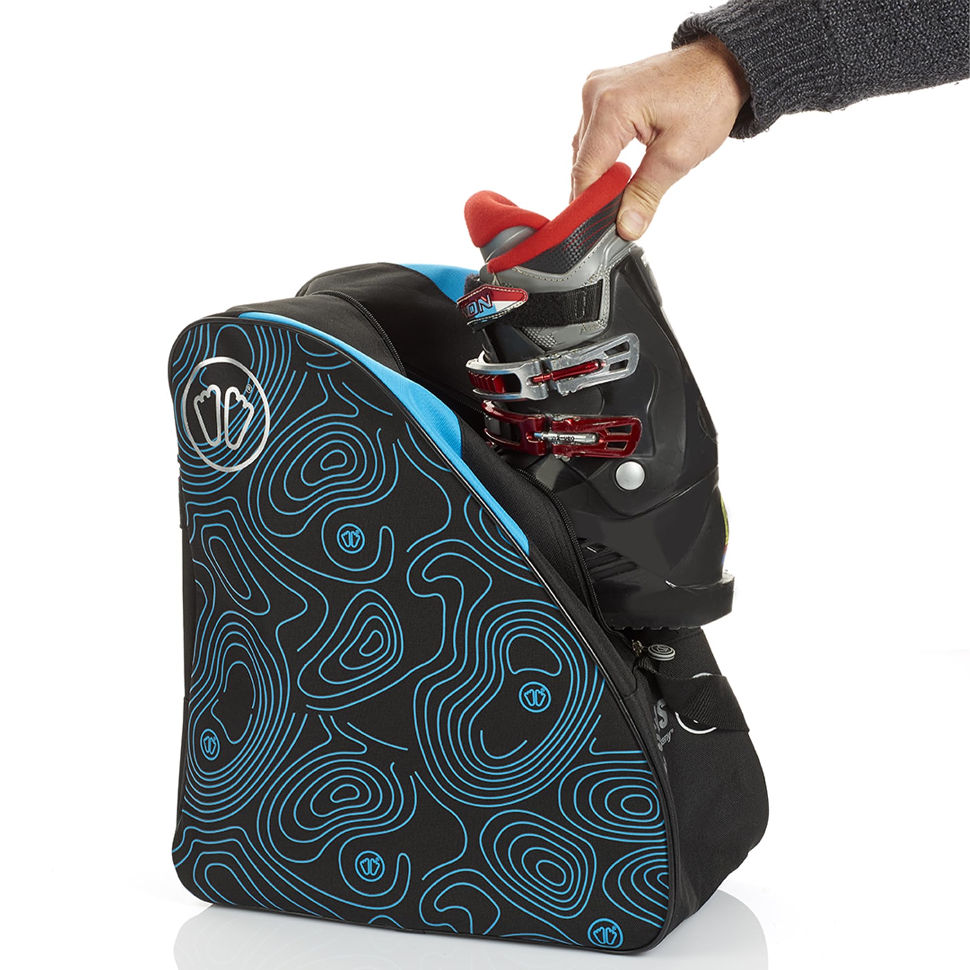 Borsa Per Scarpe Sidas Outdoor - Unisex, Nero, Leggera E Resistente - Per Trekking, Corsa, Sci - Foto 7