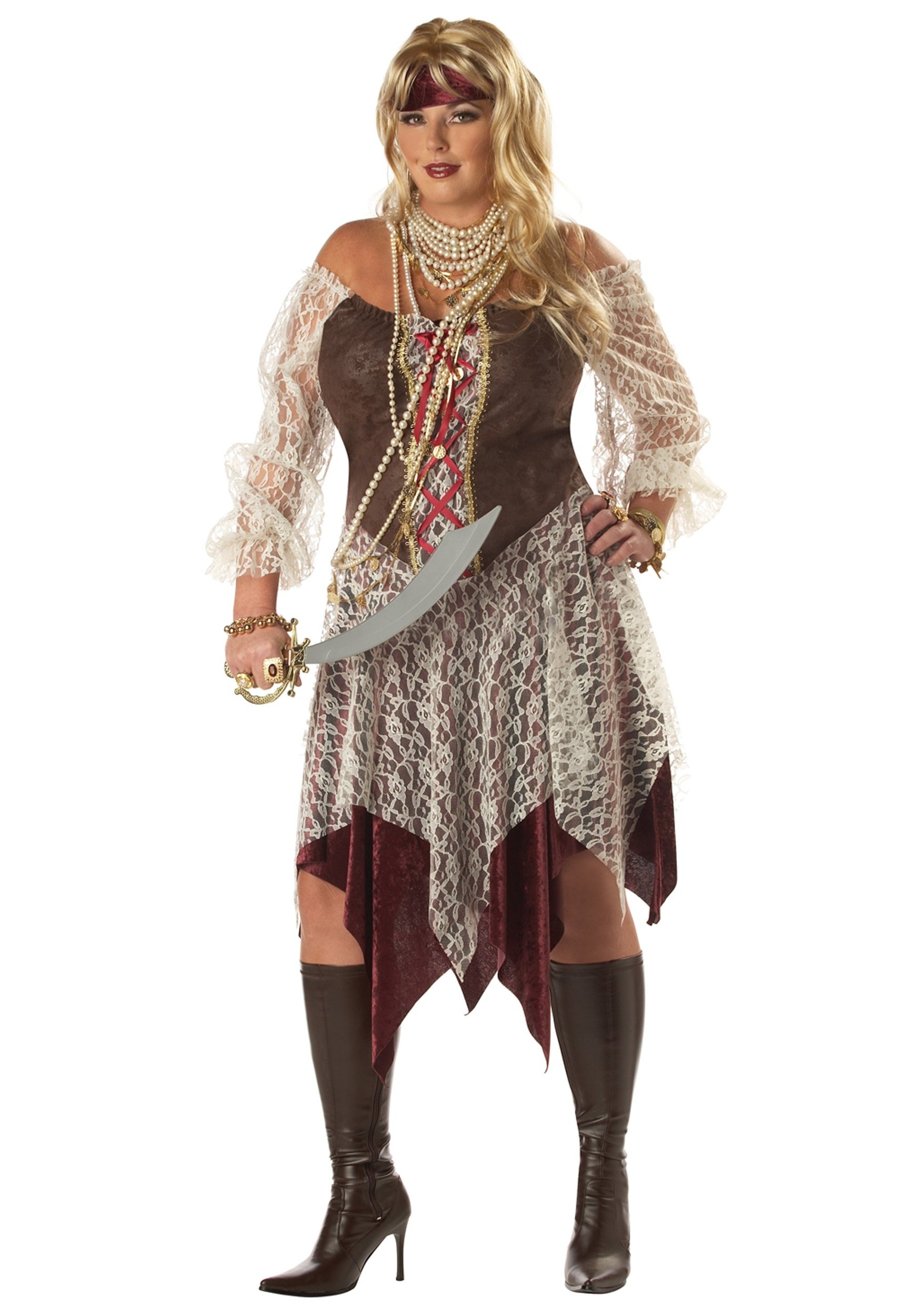 California Costumes Women's Plus-Size South Seas Siren Plus