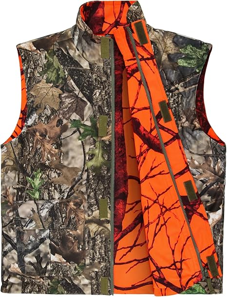 Amazon.co.jp: GUGULUZA 迷彩とオレンジハンティング リバーシブル