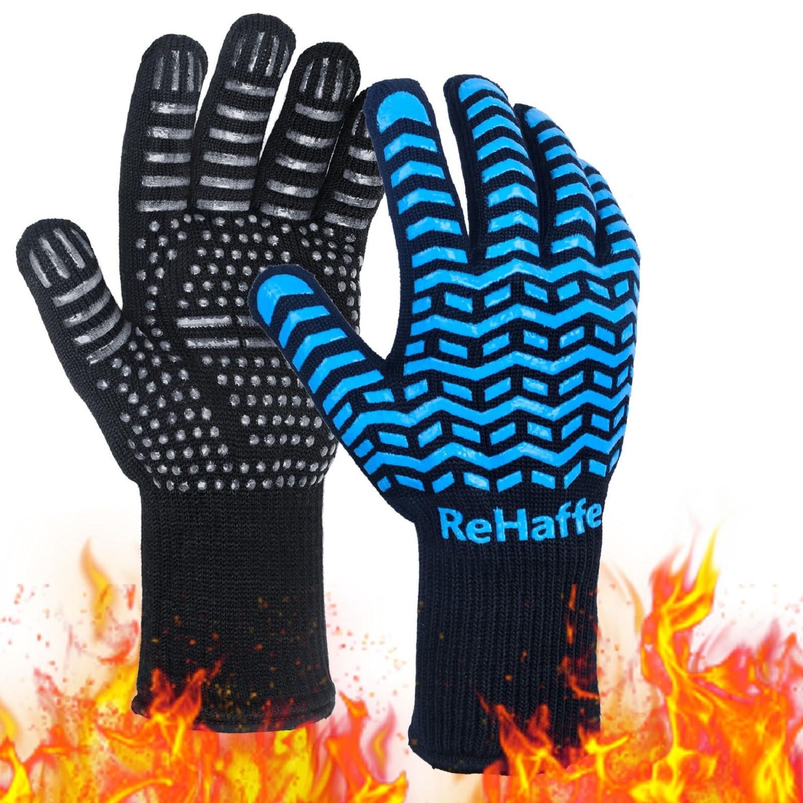 バーベキュー・調理用品 BIGBOSS sunsetclimax fire gloves BBQ Gloves - Fireproof,High Temp,Extreme Heat Resistant,Insulated