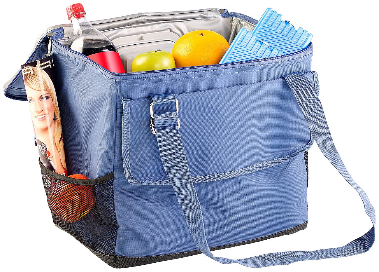 Xcase Kühltasche 12V: Elektrische 12-V-Thermo-Kühltasche fürs Auto, 35 l (Elektrische faltbar, Autokühltasche, Kfz)