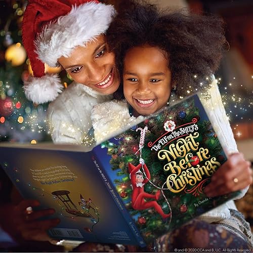 Miniatura 8 de The Elf on the Shelf Paquete de adviento tren del calendario de adviento del Polo Norte, libro de cuentos de tapa dura de Elf on the Shelf's Night