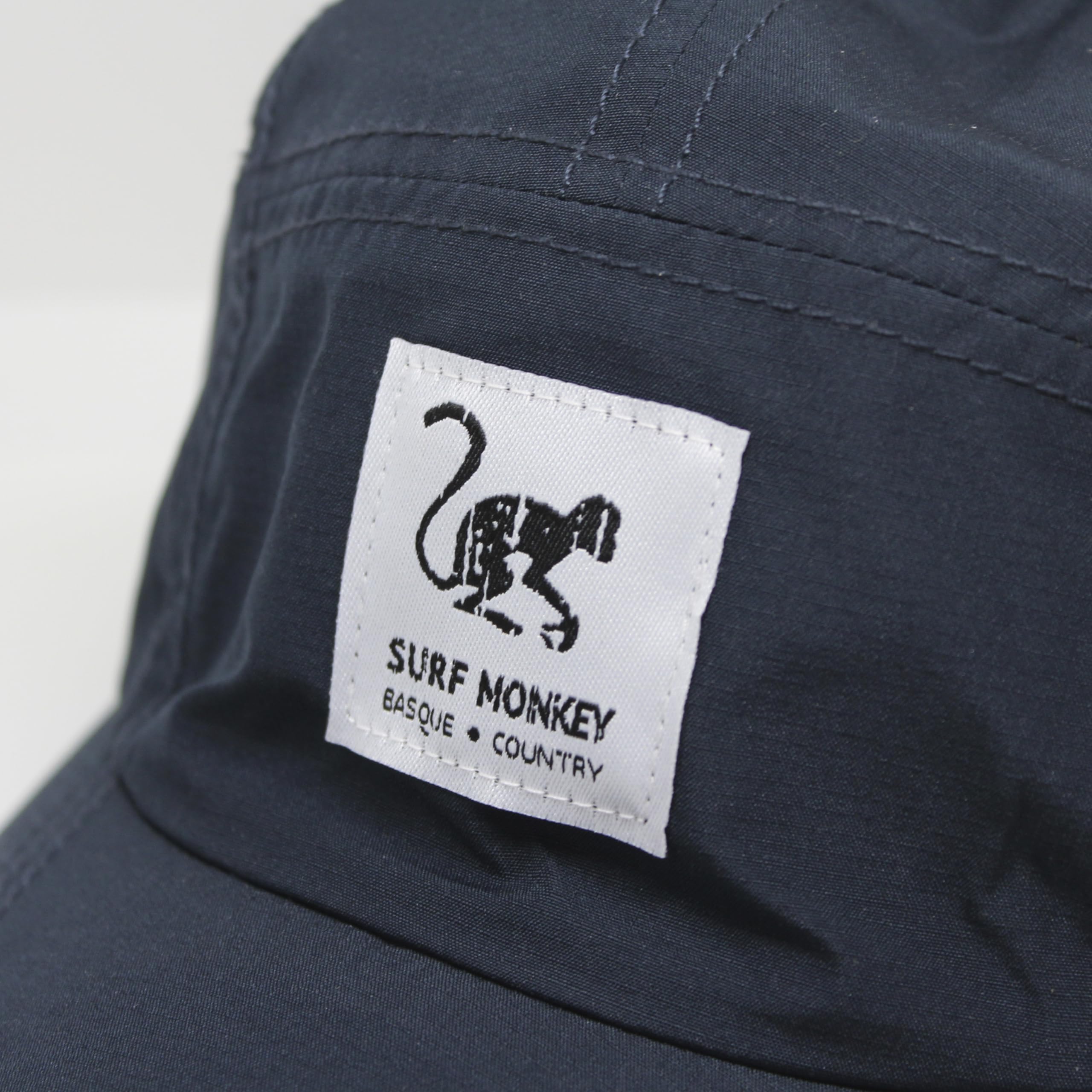 Surf Monkey Gorra de 5 Paneles Sport - Gorra campista - Poliester Reciclado - Waterproof - Fluorine-Free DWR