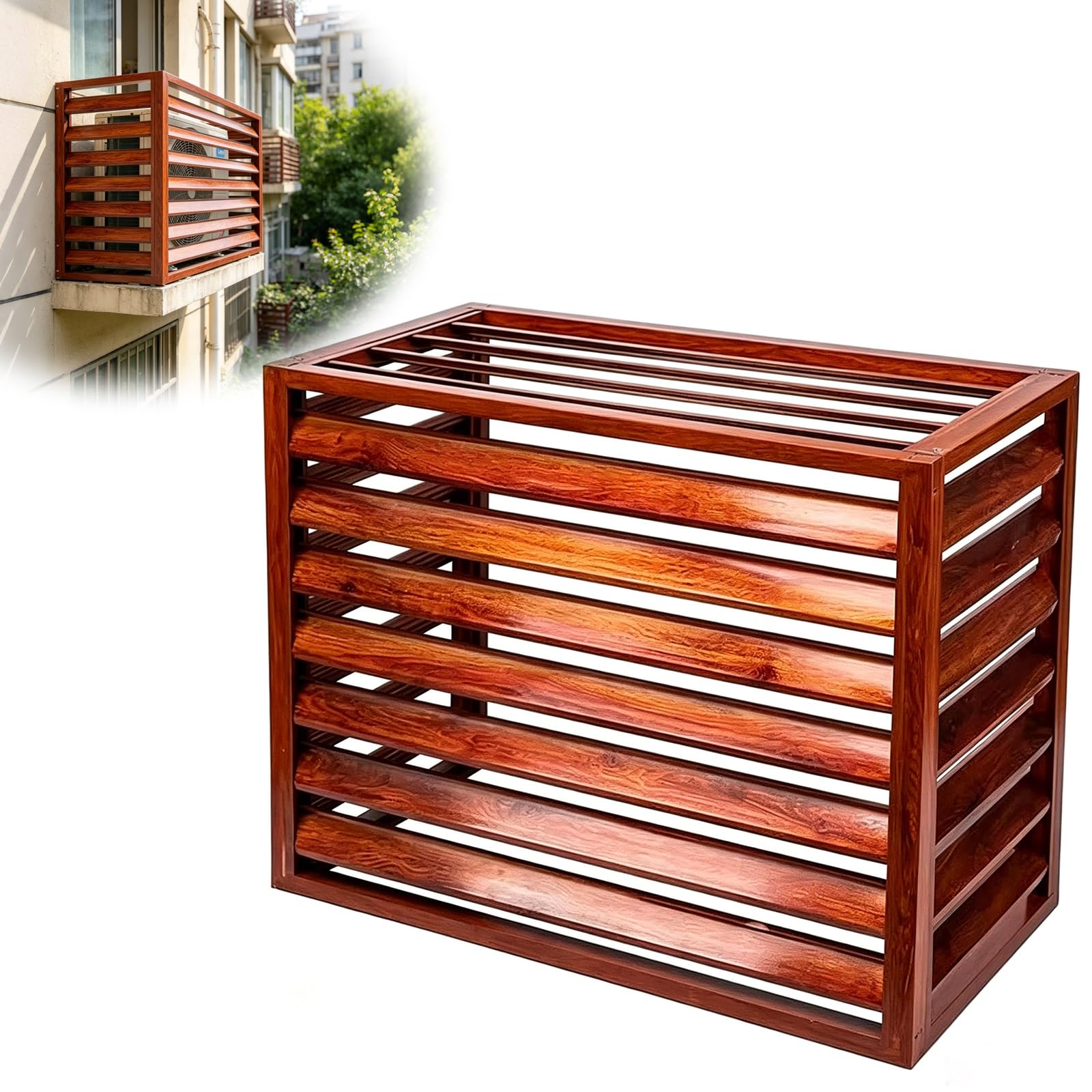 Kgfvesdc Aluminum Mini Split Air Conditioner Cover and Heat Pump Stand