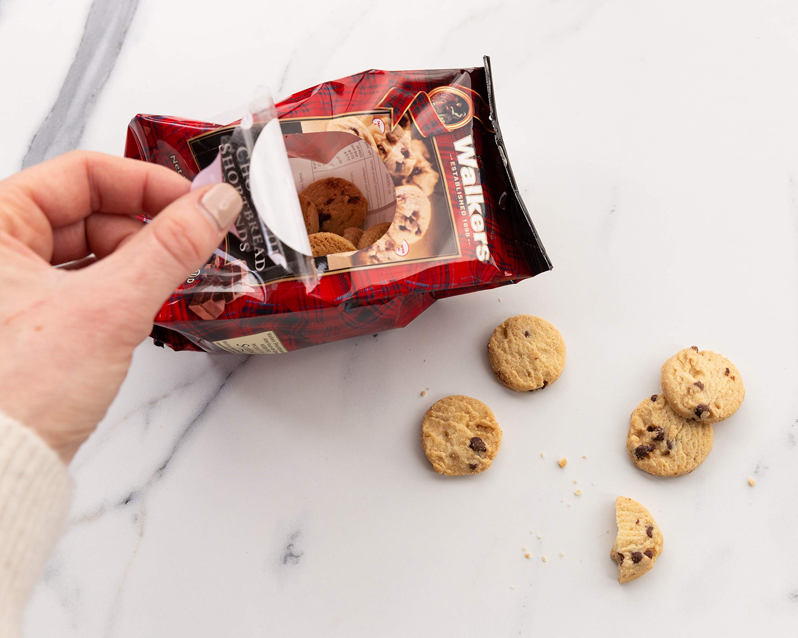 Walkers Shortbread Mini Chocolate Chip Cookies, Pure