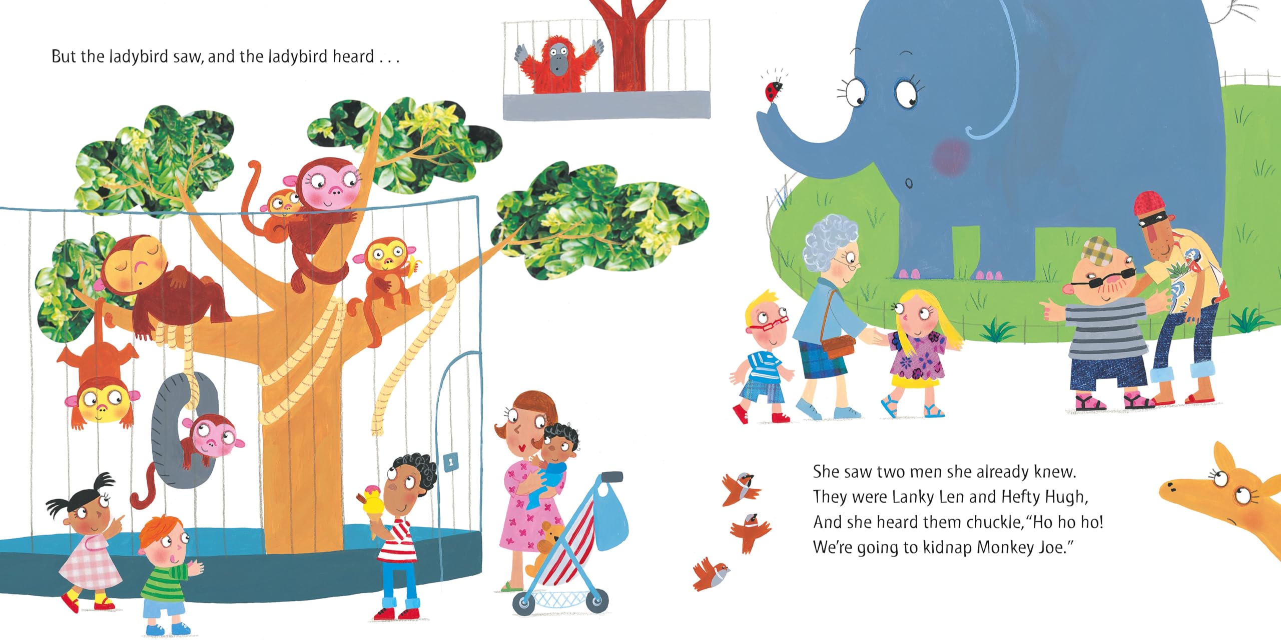 What the Ladybird Heard at the Zoo: A brilliantly funny animal adventure