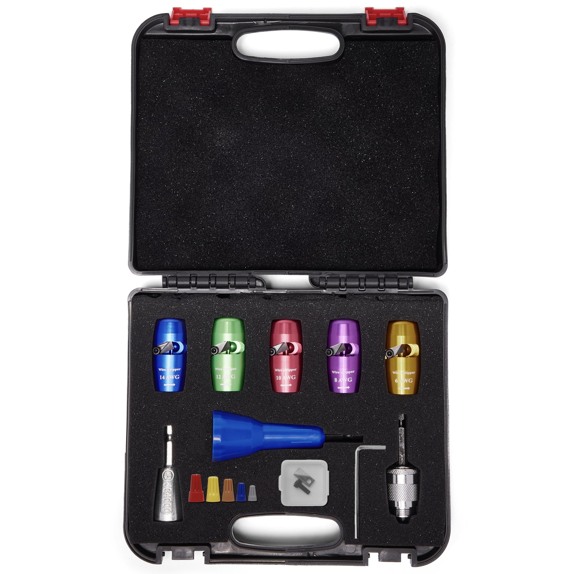 Wire Twister Tool for Drill Set, Stripping Tool & Wire Twisting Connector,Electrician Drill Wire Stripper and Twister, Wiring Pro Wire Stripper — Amazon image 3