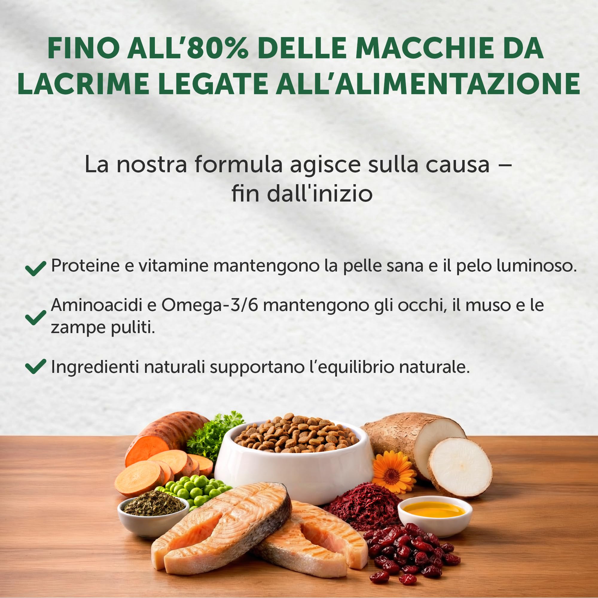 Nature's Protection Superior Care Cibo secco per cuccioli, Salmone 10 kg | Crescita sana e digestione delicata, Ipoallergenico, Crocchette piccole, Cani junior, Manti bianchi e chiari, Tutte le razze