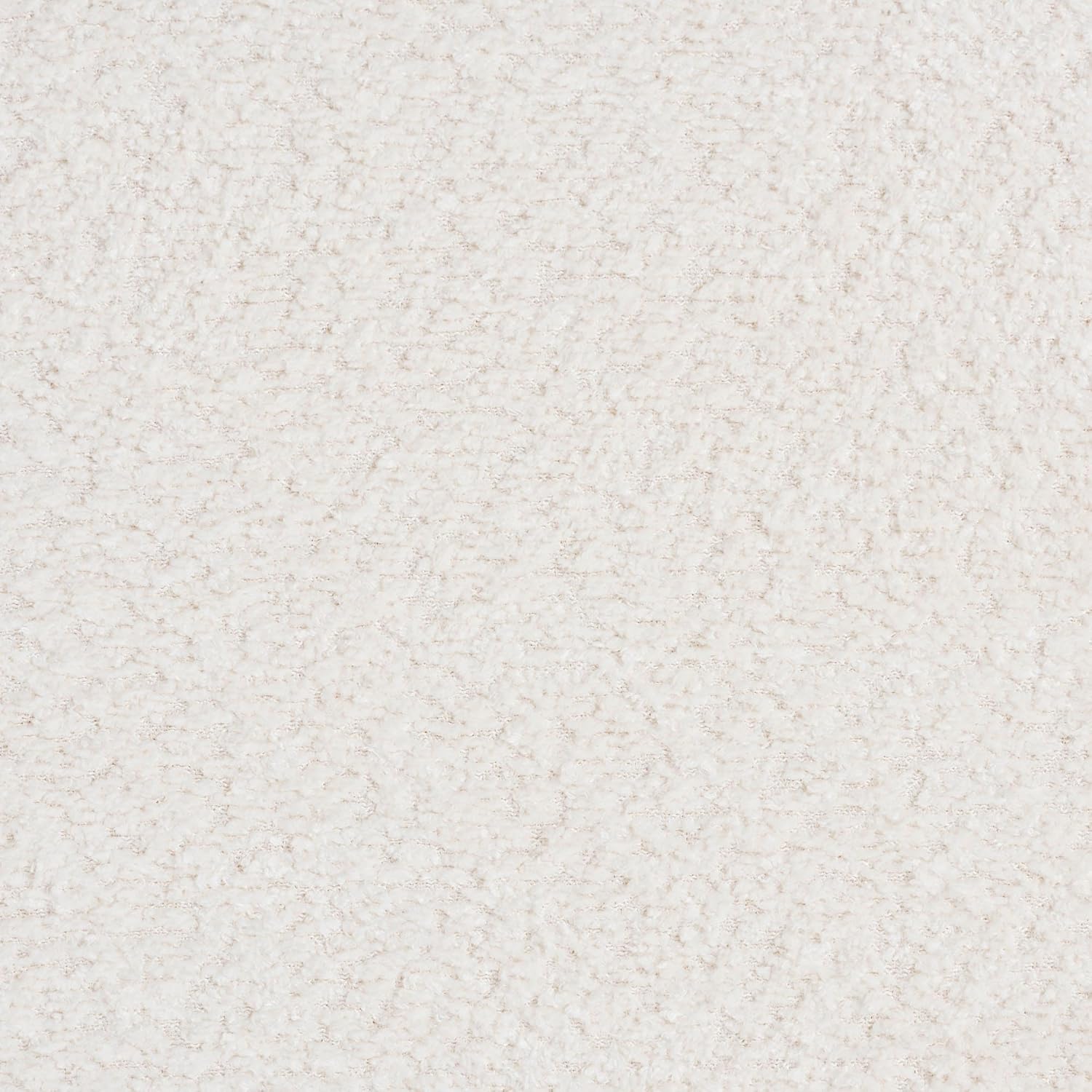 Baxton Studio Bonilla Modern White Teddy-Bear Fabric and Rubberwood 2-Drawer Nightstand