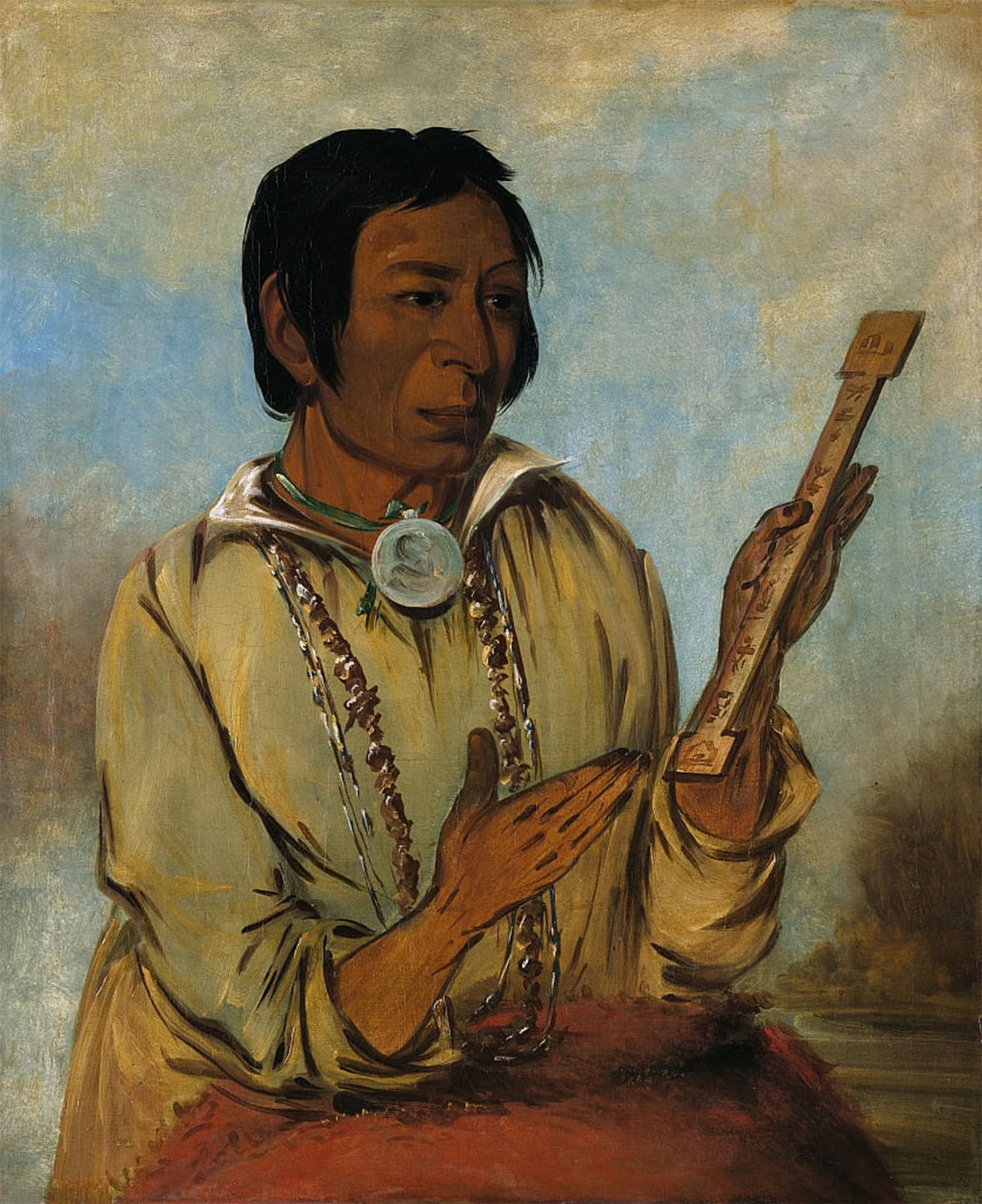 Cuadro de George Catlin para transformar la decoración de la sala de estar 5
