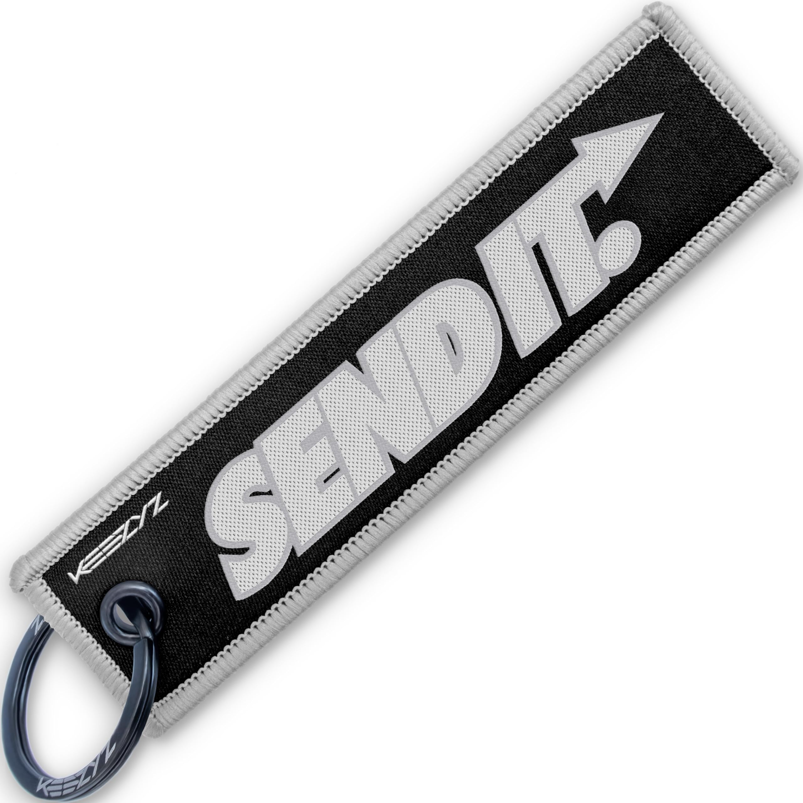 KEEZYZ Send It Keychain | Adventure/Motorsports Mindset | Dirt Bike, MTB, Snowmobile & Off-Road Enthusiast Gift