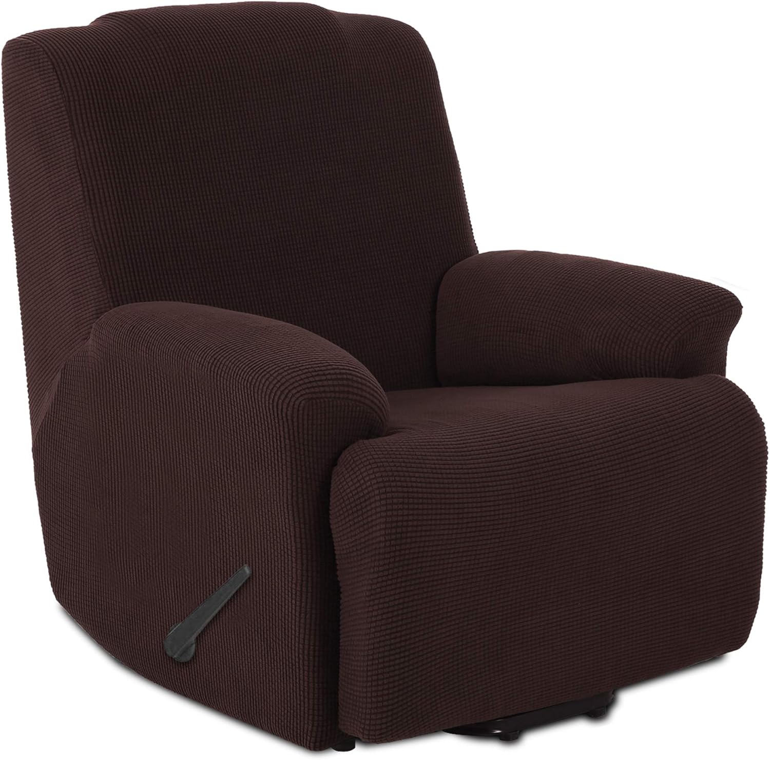TIANSHU Funda de Sillón Relax Tejido Jacquard de poliéster y Elastano Fundas de sofá Suaves duraderas(Sillón Relax,Chocolates )