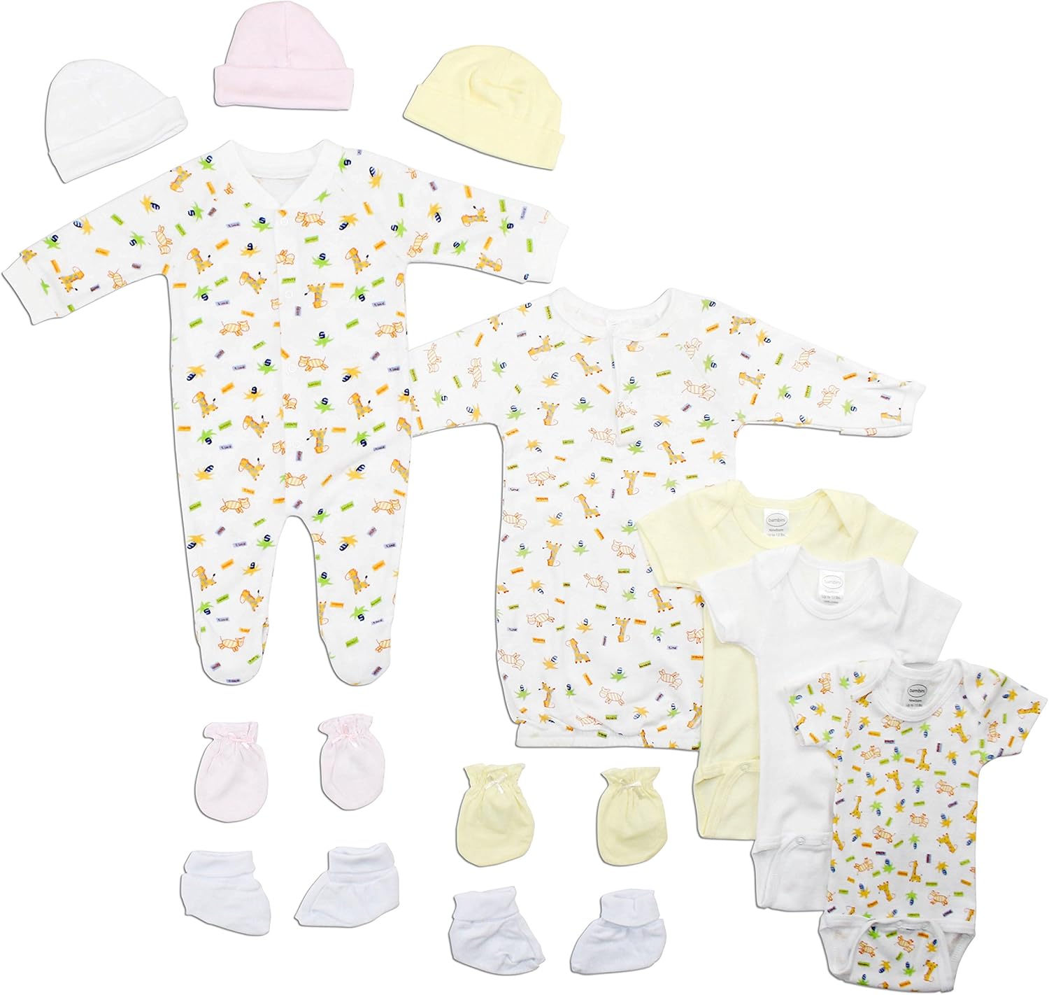 Bambini Newborn Baby Girls 12 Pc Layette Set