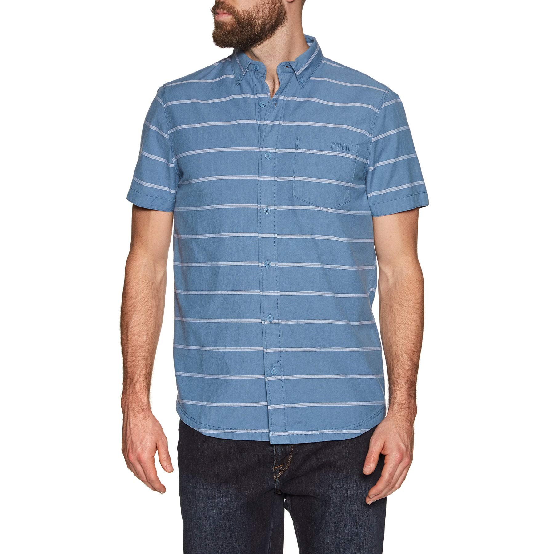 O'NEILL Lm Bridge Slv Men's Short-Sleeved T-Shirt, mens, Short0Sleeved T-Shirt, 0A1306, Blue (Walton Blue), XXL