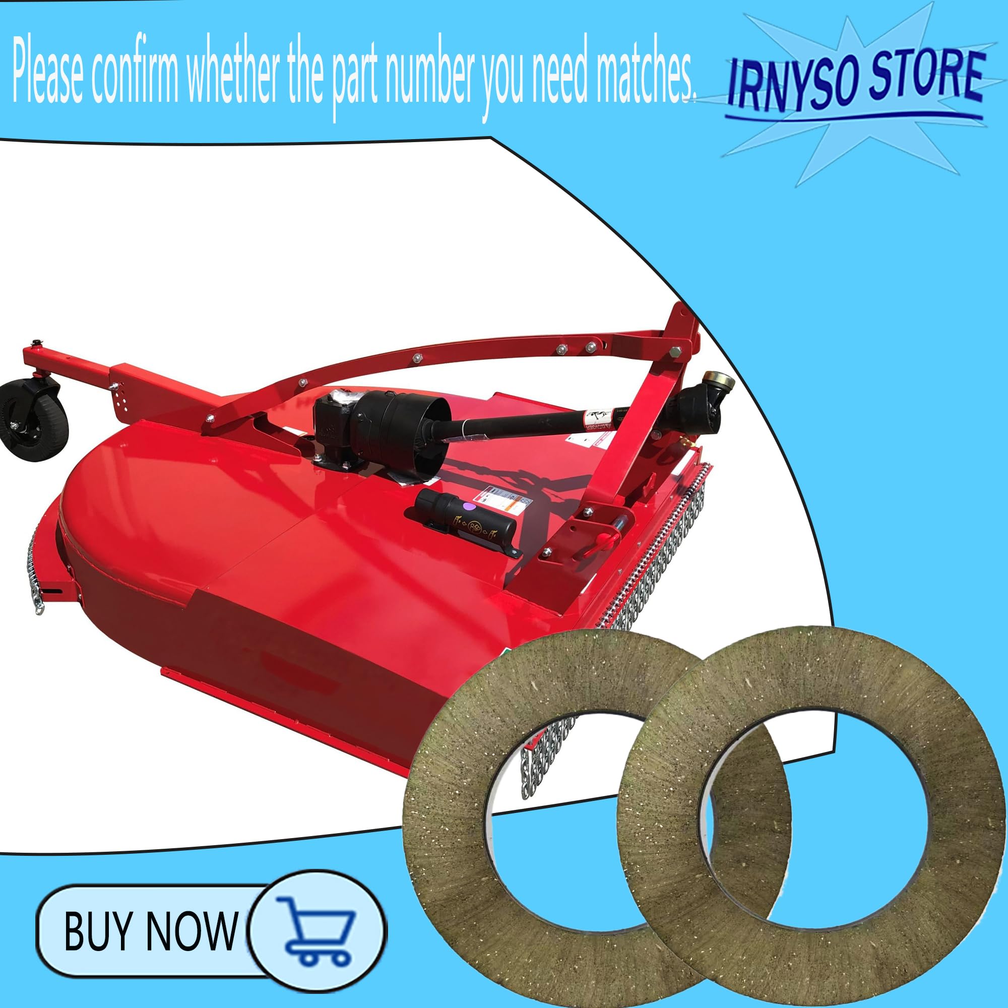 Amazon.com: Irnyso Tractors PTO Friction Slip Clutch Disc125-825