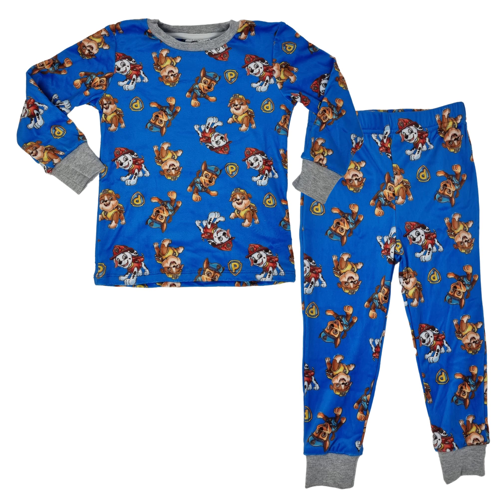 Paw Patrol Divine Fleece Twosie, Chase Marshall Rubble Pyjama 18-24m Blue