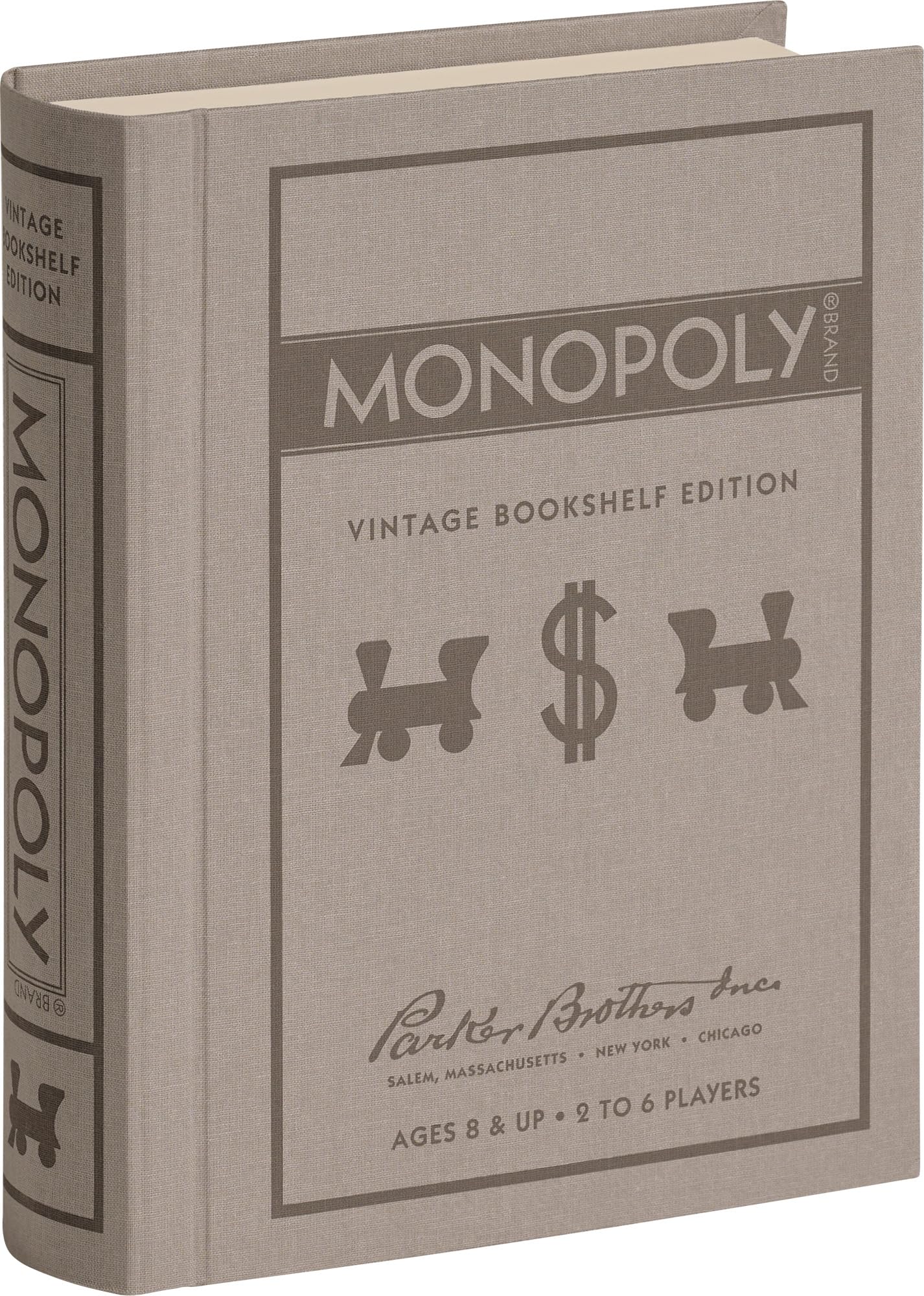 Amazon.co.jp: Monopoly Linen Book Vintage Edition Board Game