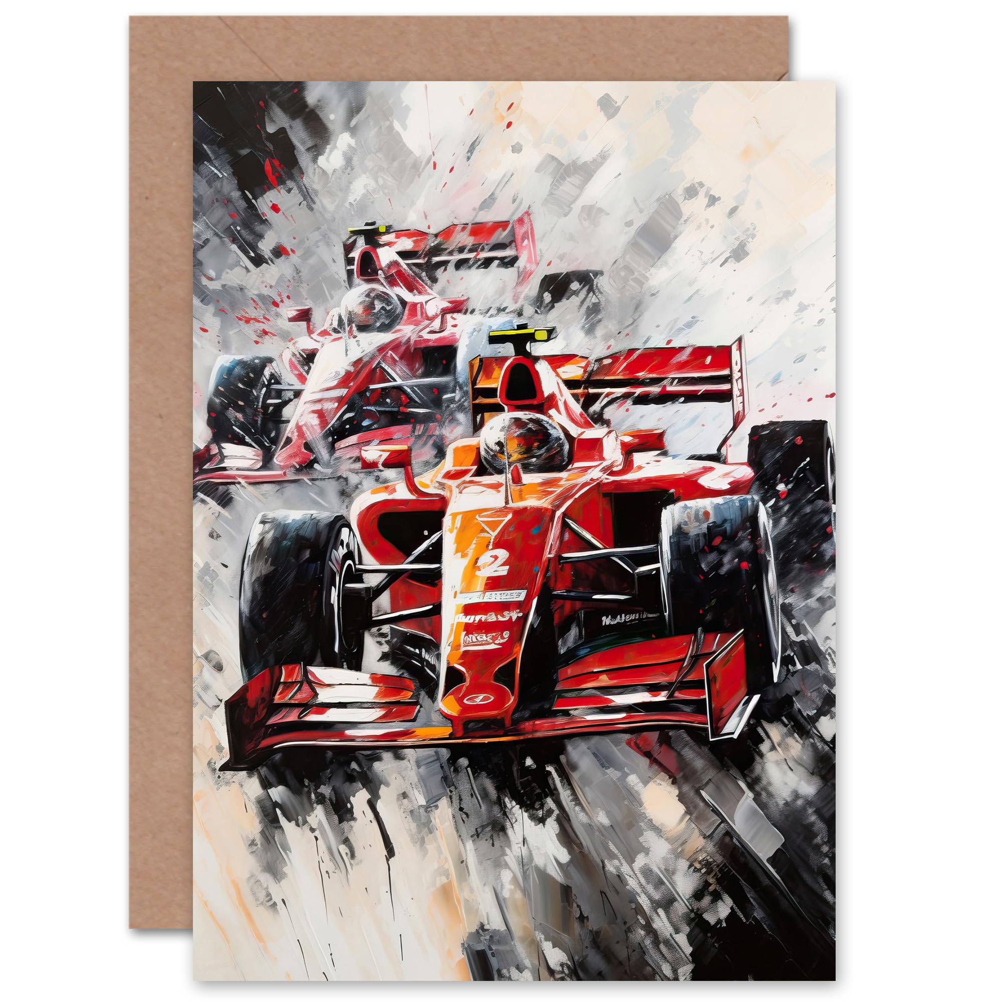 Artery8 Grand Prix Motorsport Racing Greeting Card