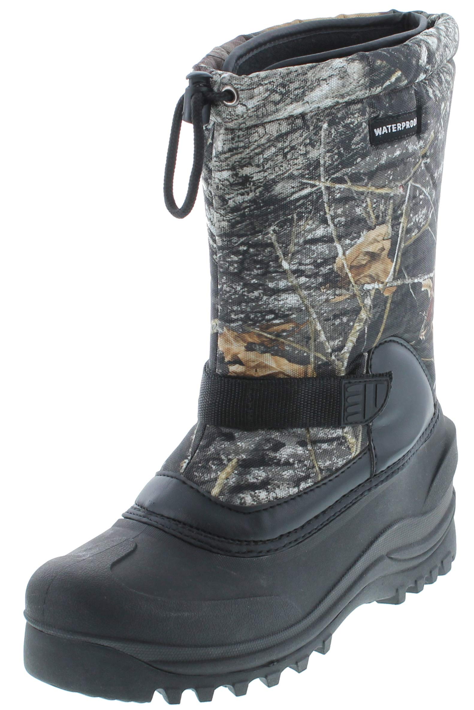 SC Outdoor Men's Waterproof Insulated Snow Boot with Adjustable Toggle
