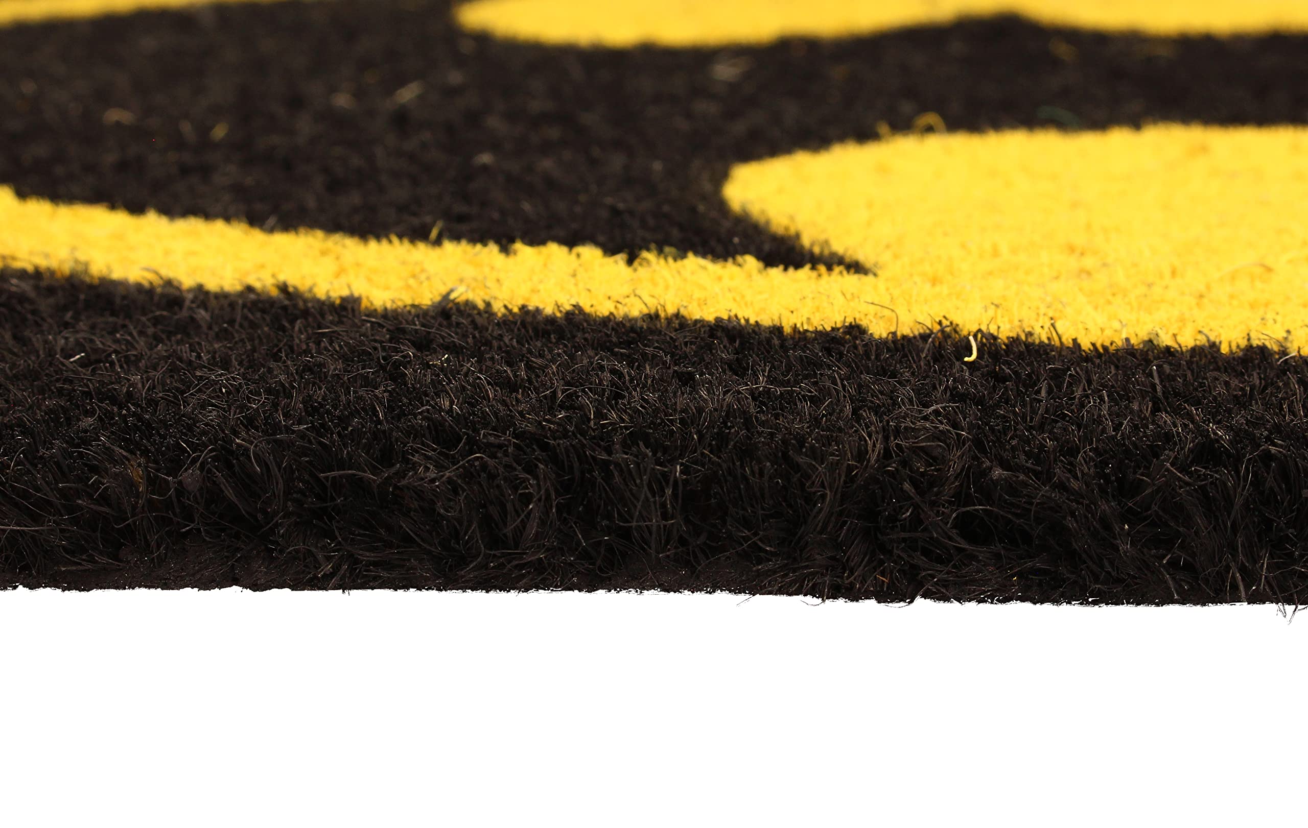 SD TOYS - Paillasson Entrée Batman Fibre de Coco, antidérapant, Noir et Jaune, 73 x 43 cm
