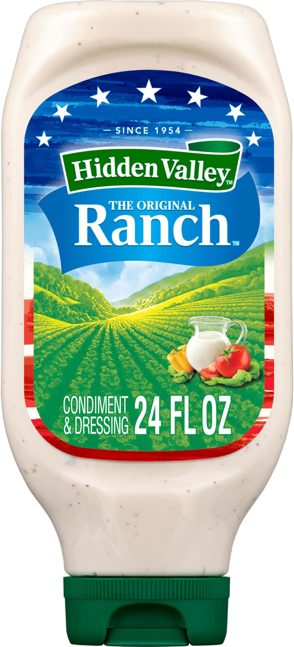 Hidden Valley Original Ranch Salad Dressing and Topping, 24 Ounce Bottle (Package May Vary)