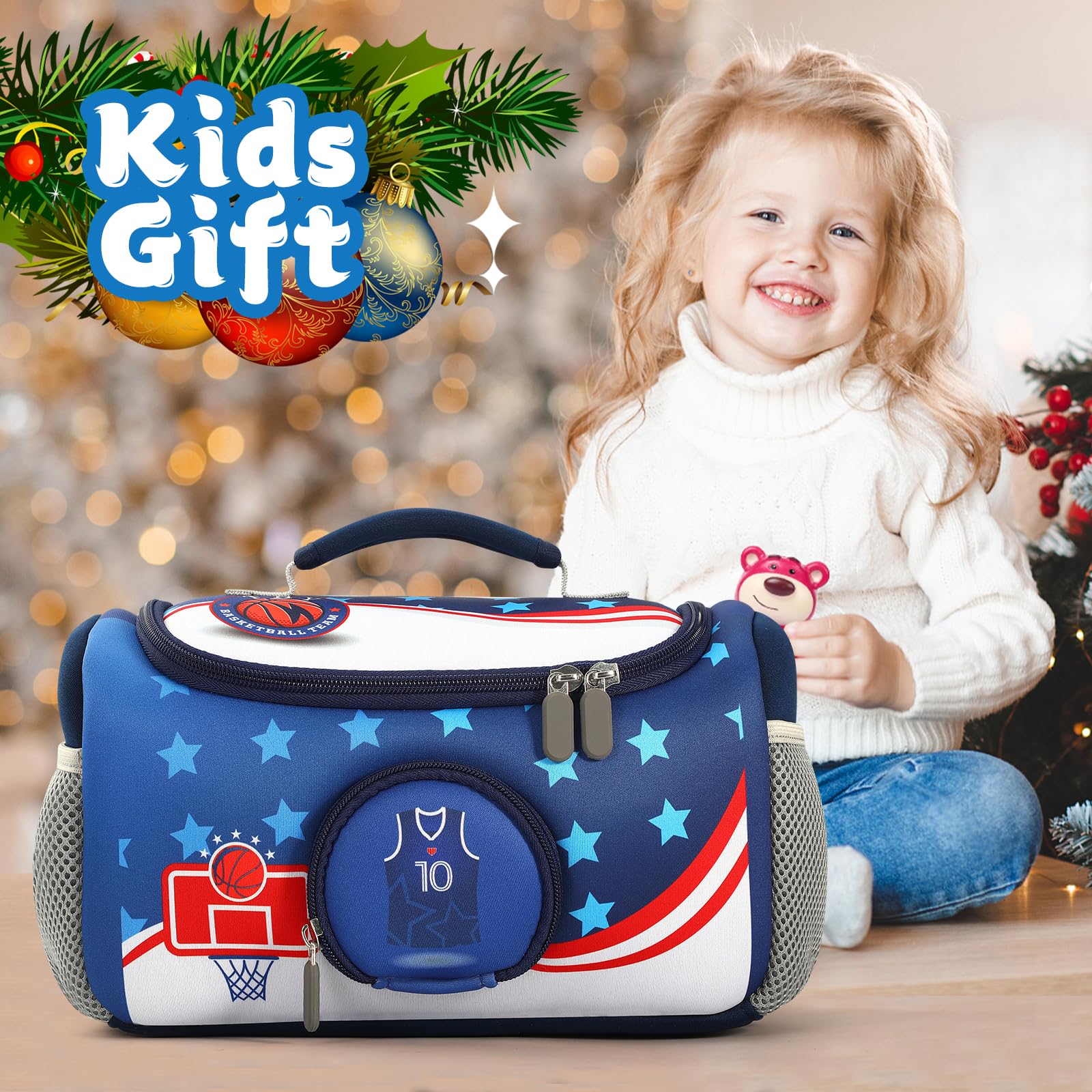Funda de transporte apta para Toniebox Starter Set, bolsa de almacenamiento compatible con personajes de Tonies, auriculares y accesorios, Blue, Organizador de bolsas
