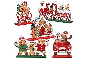 Pastel Gingerbread Decor: Festive Christmas Cheer for Your Home