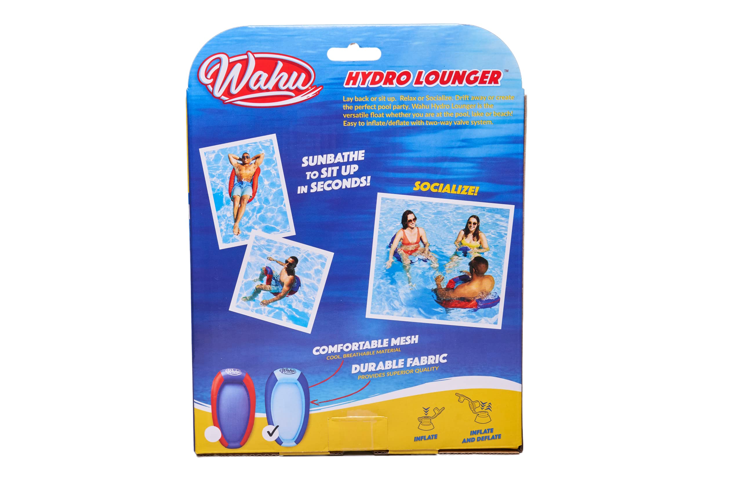 Wahu, Hydro Lounger, materassino ultra sottile e leggero, ideale per mare e piscina