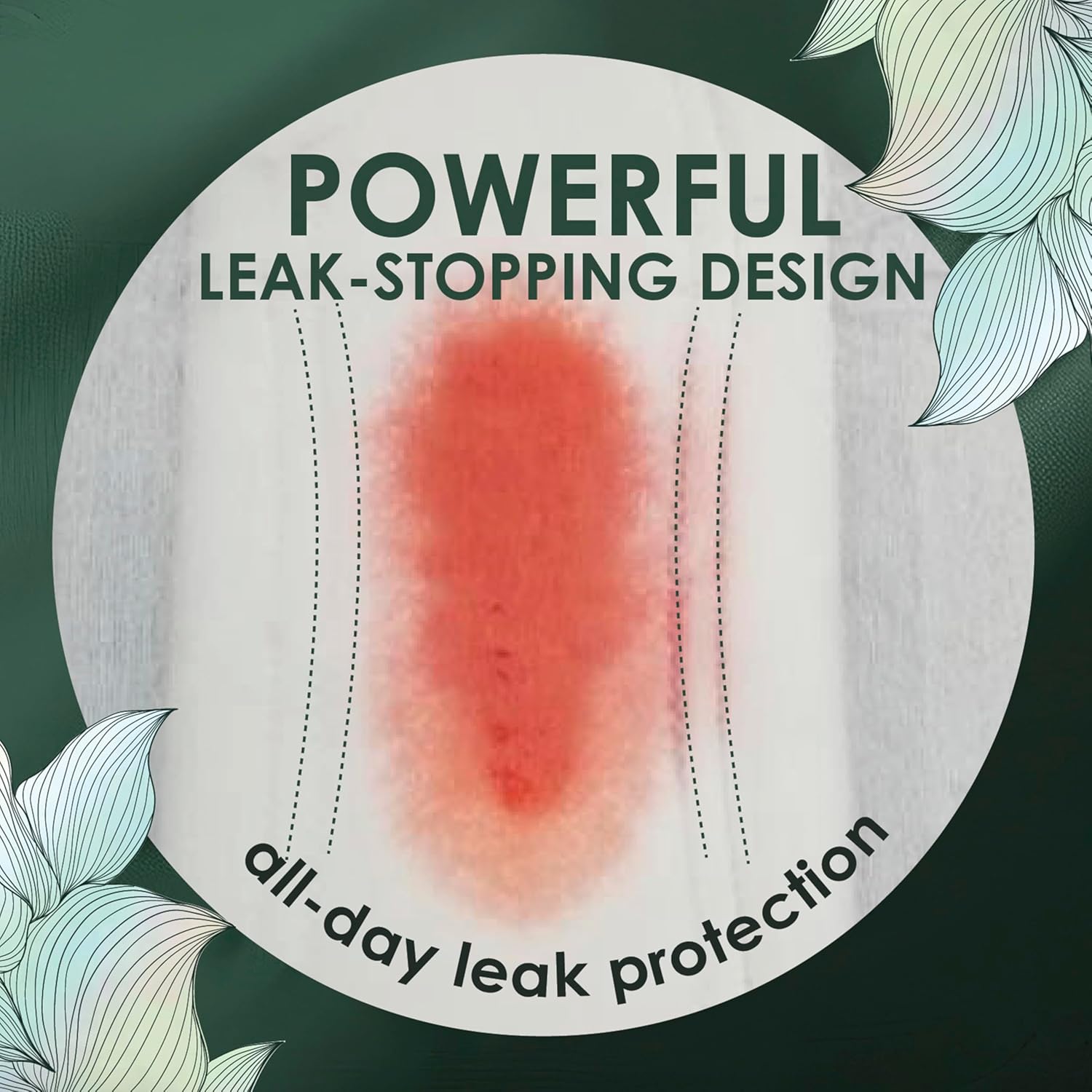 L. Extra Long Maxi Pads for Women, Overnight Absorbency, Organic Cotton Top Layer, Unscented Pads with Wings, 56 Count (2 Packs of 28) - Image 8