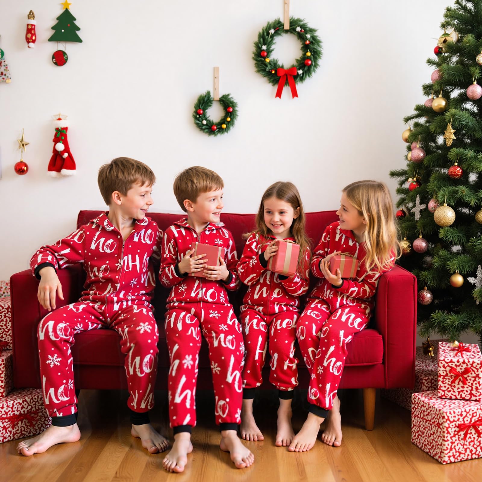 Neufigr Family Christmas Pajamas Matching Sets, Christmas Onesie Holiday Family Sleepwear Sets
