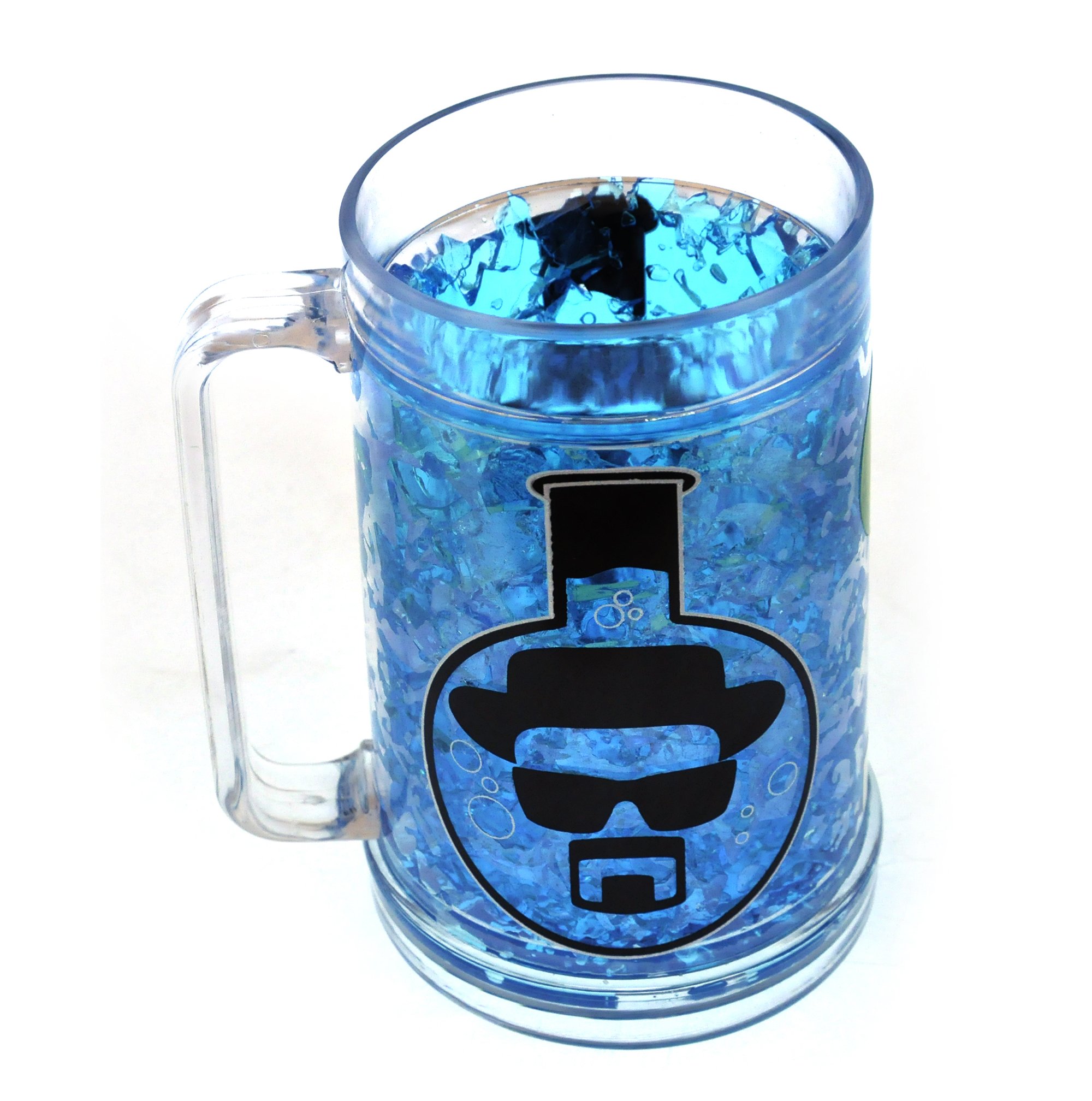 Breaking Bad Blue Frosted Crystal Heisenberg Beer Mug