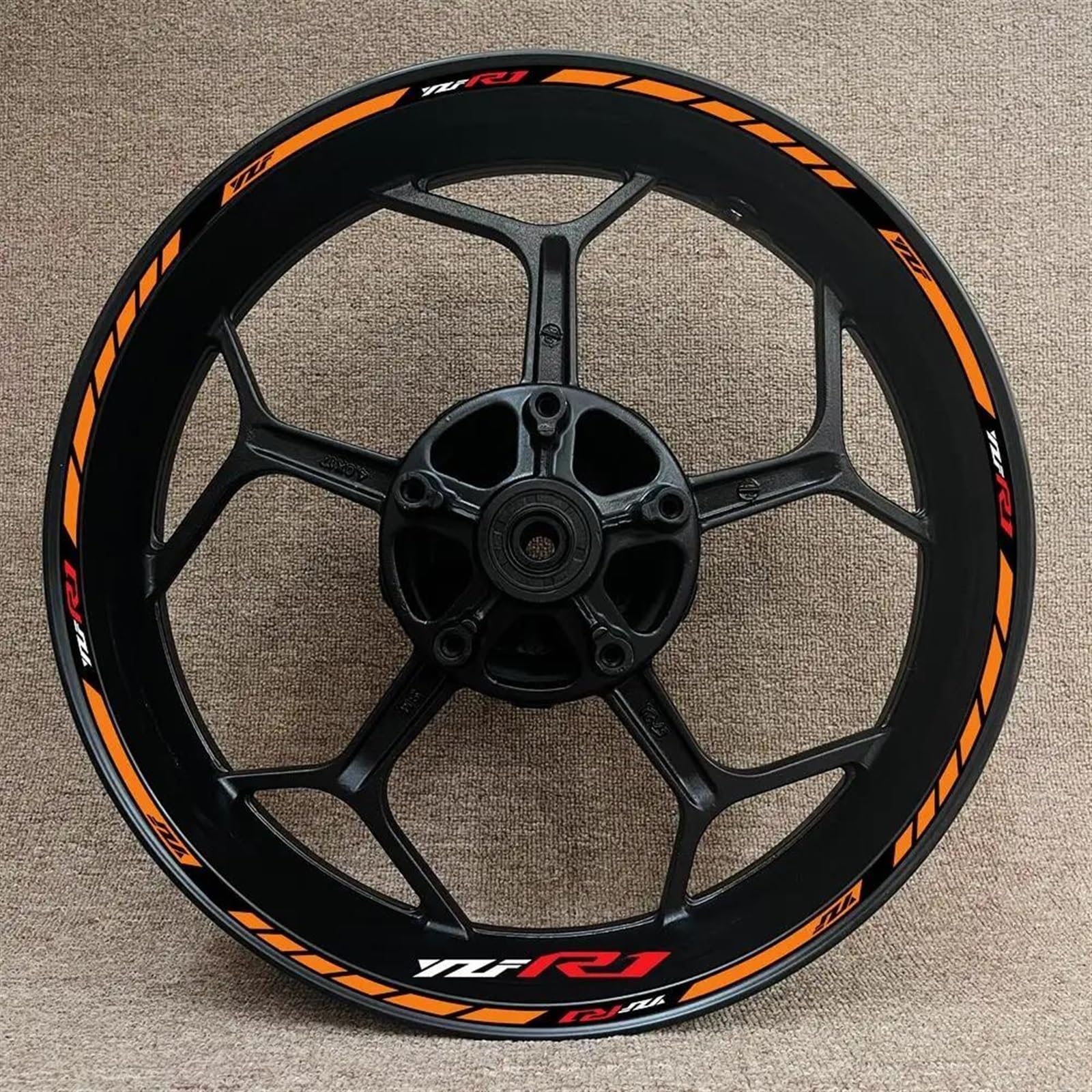 Stickers Motorcycle Stickers Reflective Wheel Rim for YZFR1 YZF-R1(Style 8)