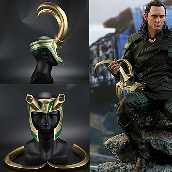 Loki ✨フェイスベール✨ Amazon.co.jp: Lyxaof Loki Horns ヘルメット 2021 TV スーパー