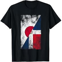 Japan Dominican Republic Flags - Japanese Dominican T-Shirt