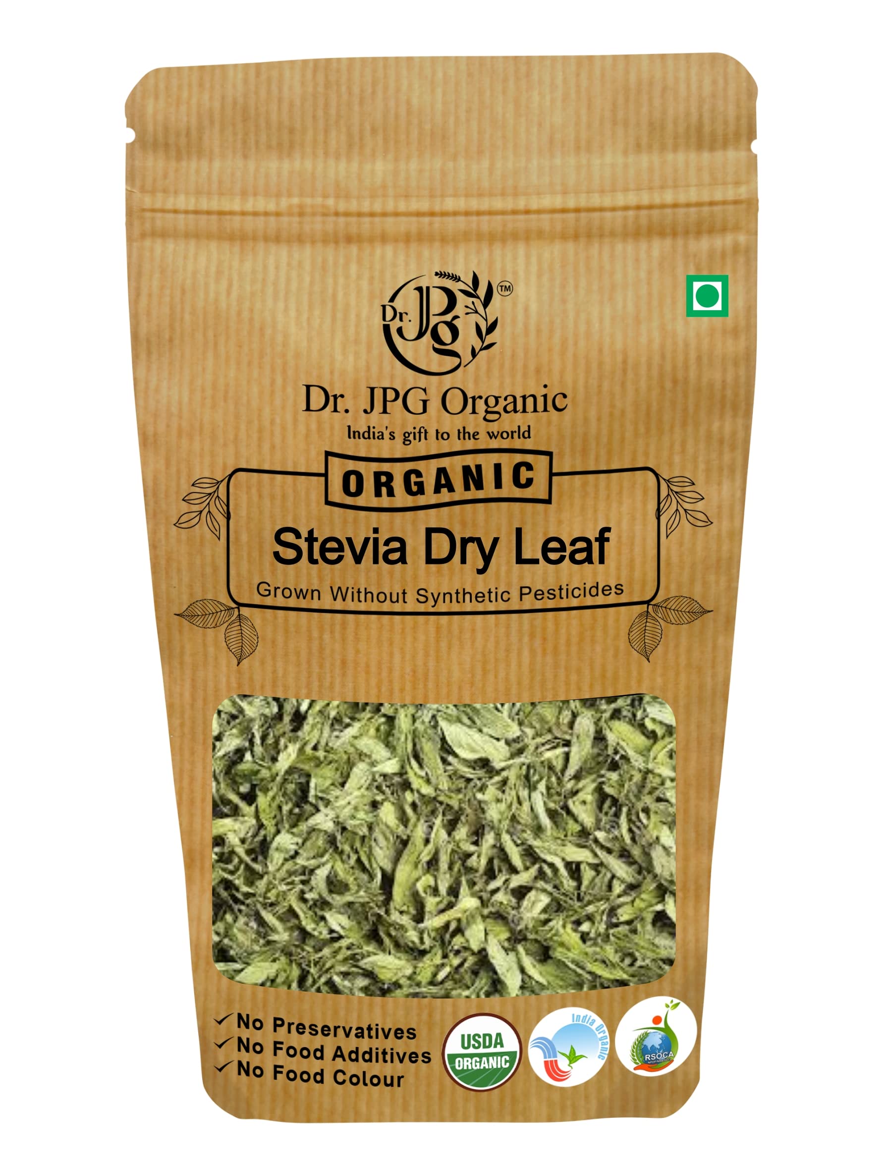 Dr. JPG Organic Stevia Dry Leaves Organic 150g / Stevia Sugar Free/Natural Sweetener/Stevia Rebaudiana/Zero Calorie INDIA ORGANIC Certified. Pack Of 1 (B09GXH41BZ) Amazon Price History, Amazon Price Tracker