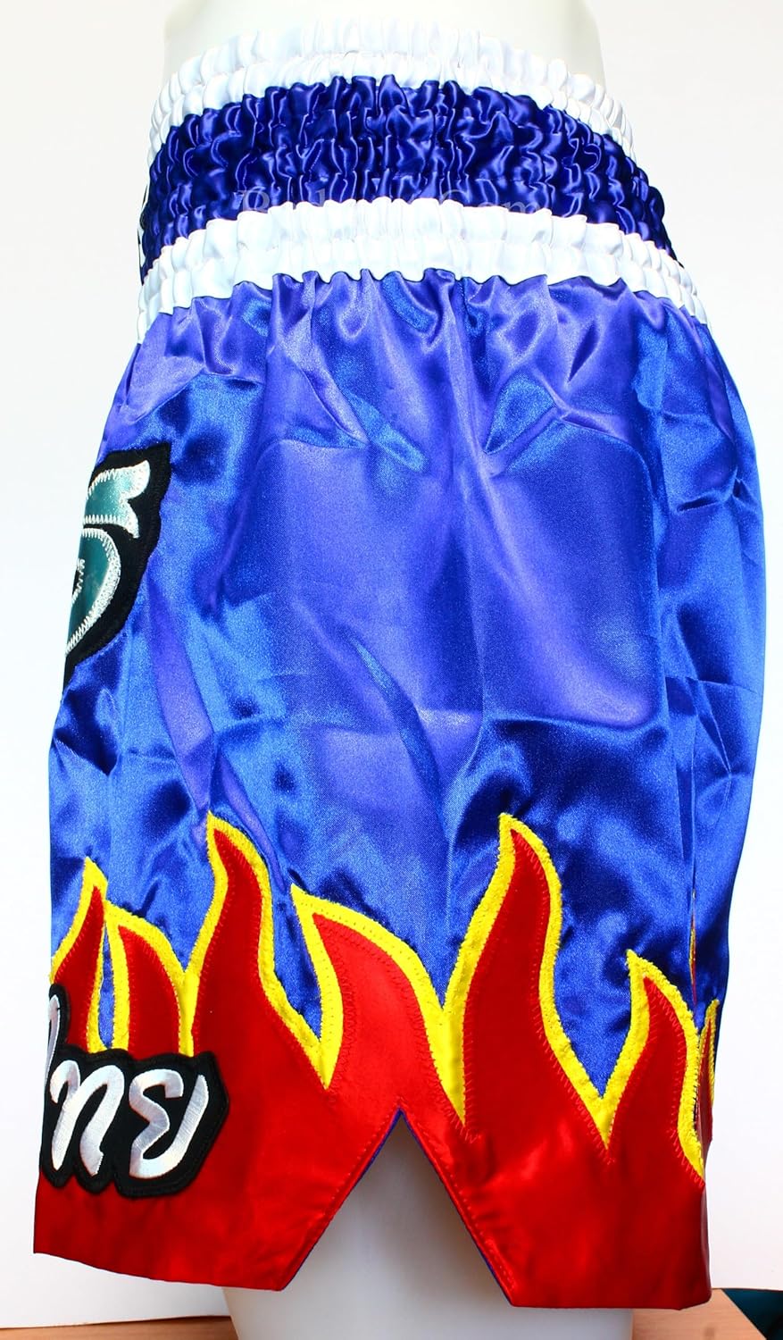 Original Muay Thai Boxing Shorts for Kickboxing and Contact Sports. Model Chok DEE Blue™