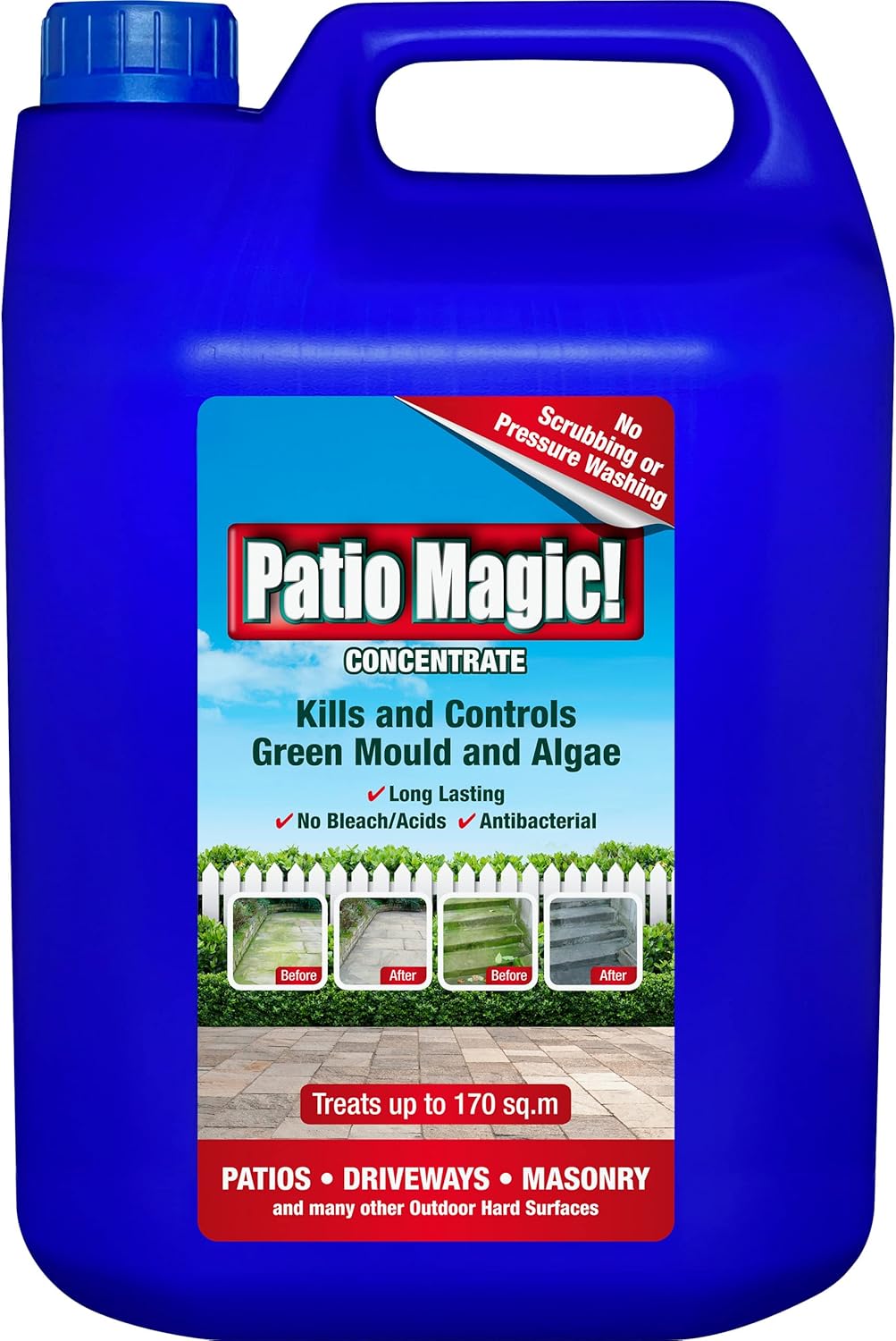 Patio Magic! Concentrate Ideal for Patios, Paths and Driveways (Kills