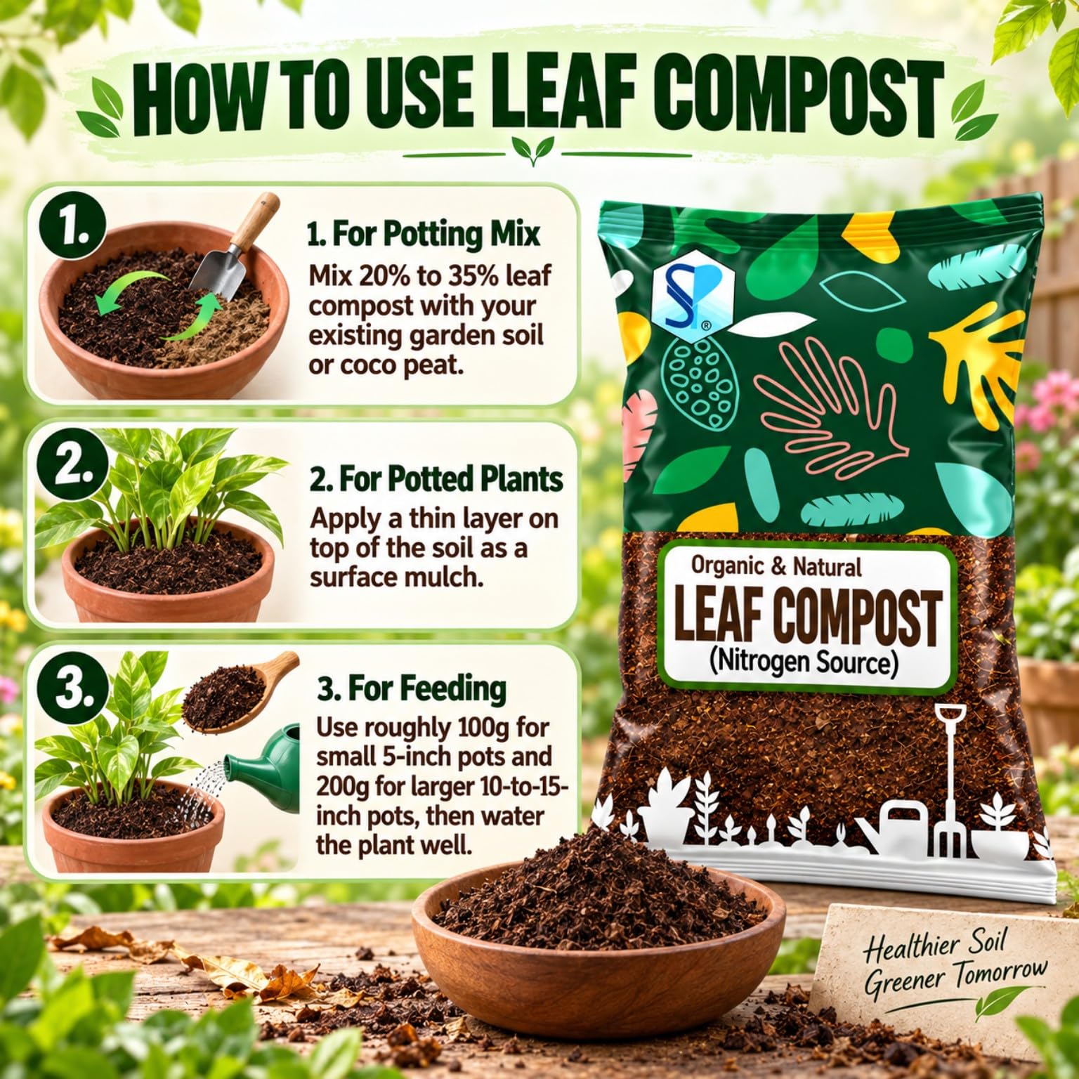 Organic Leaf Compost - Boost Your Garden -4 Organic Leaf Compost - Boost Your Garden -4