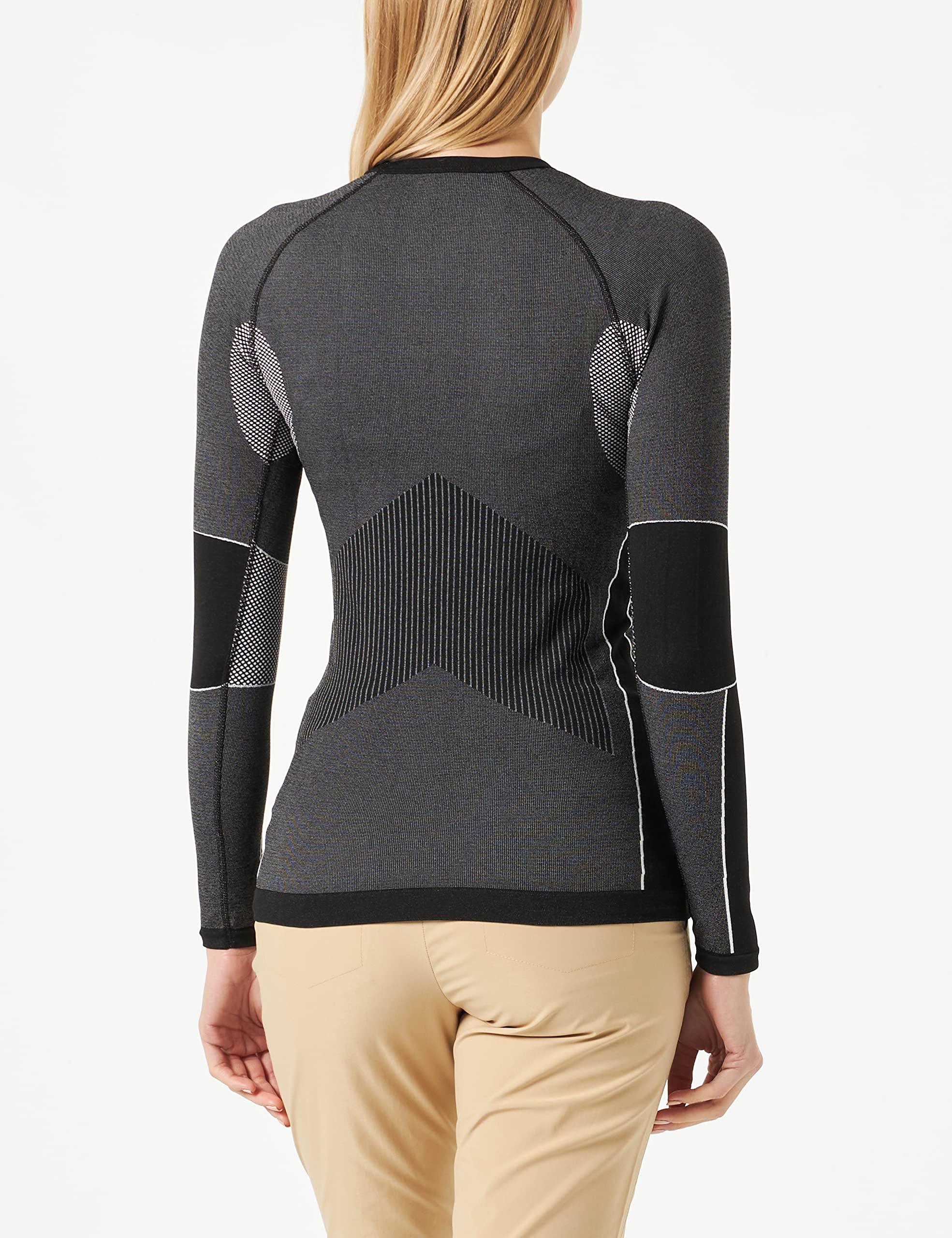 CMP 3Y96804, Maglia Intima Tecnica Donna, Nero, 40/42 & 3y96806, Pantaloni Donna, Nero, 40-42