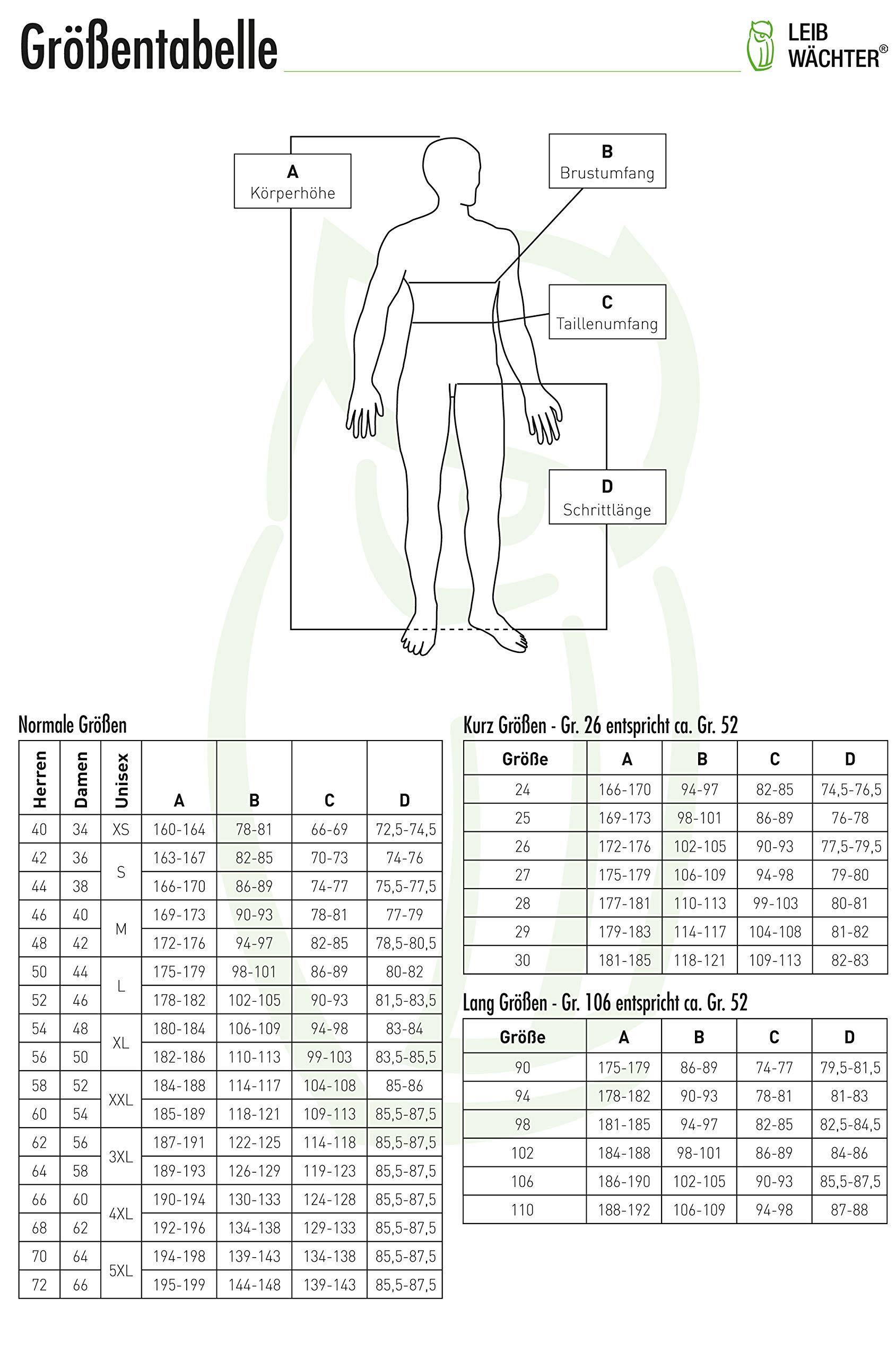 Leibwächter Flex-Line Pantalon d'utilité Professionnelle Homme